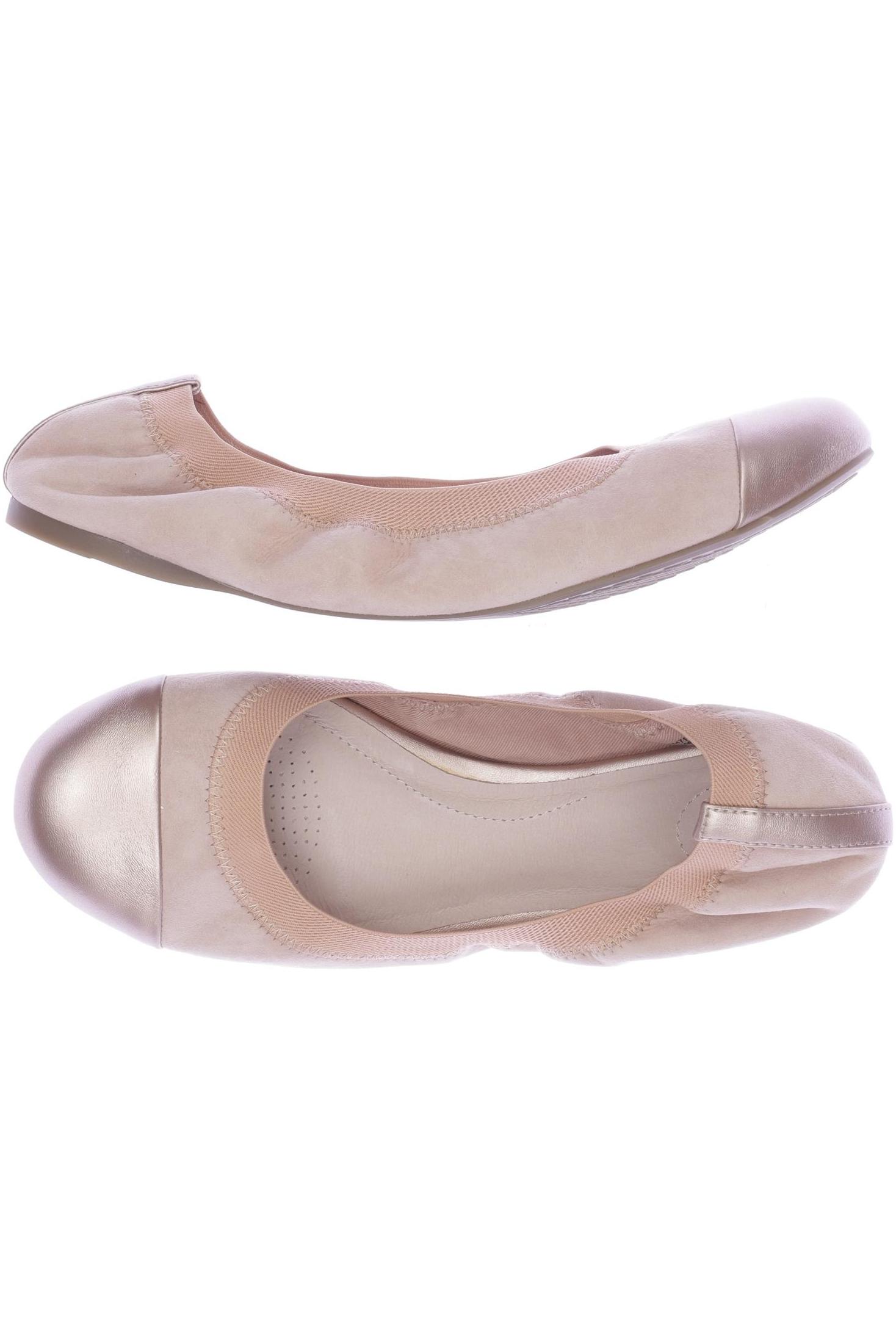 

Lands End Damen Ballerinas, beige, Gr. 40