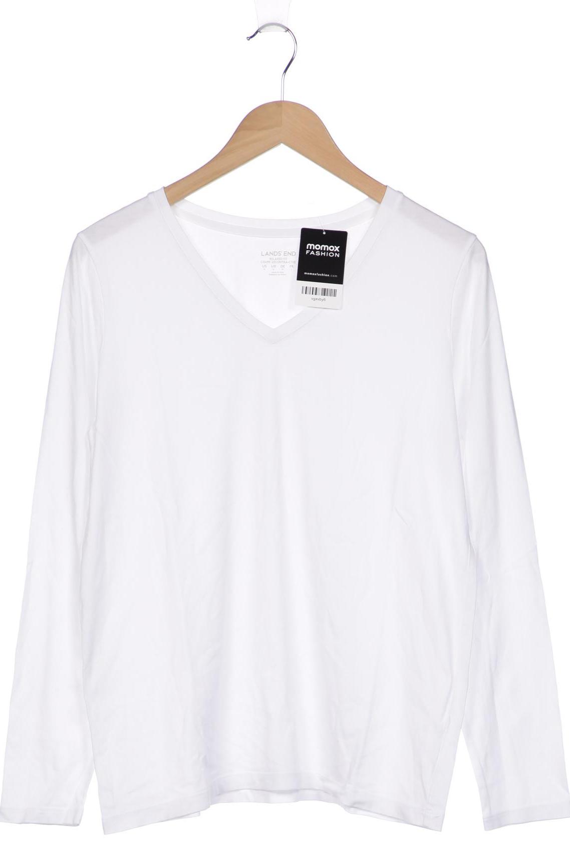 

Lands´End Damen Langarmshirt, weiß