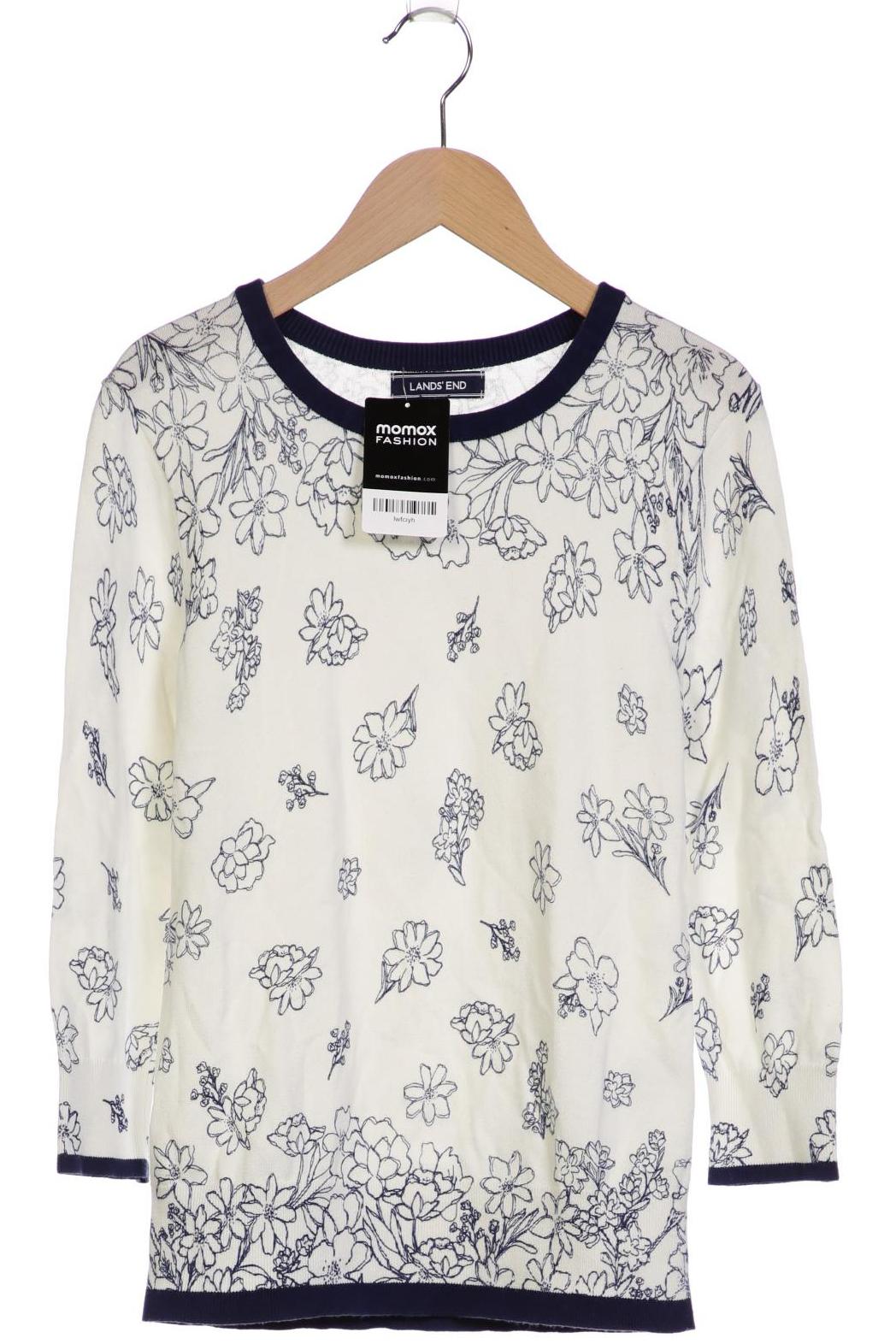 

Lands End Damen Pullover, weiß, Gr. 34