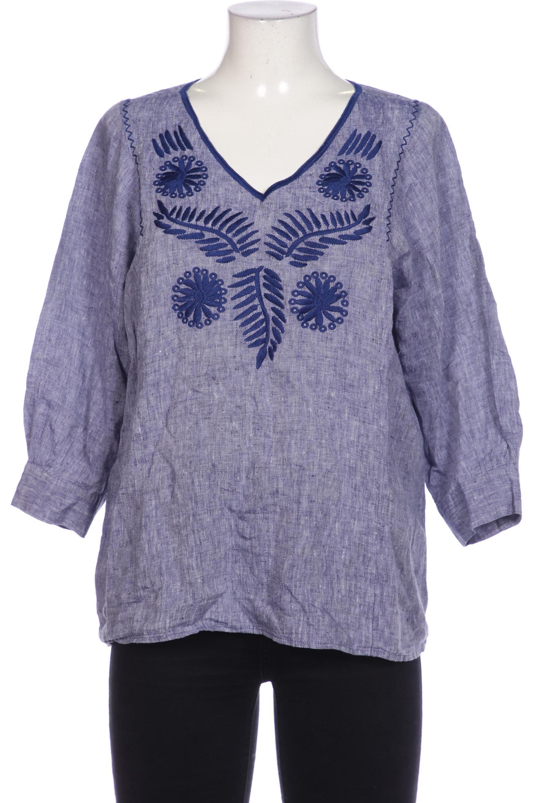 

Lands End Damen Bluse, blau, Gr. 38