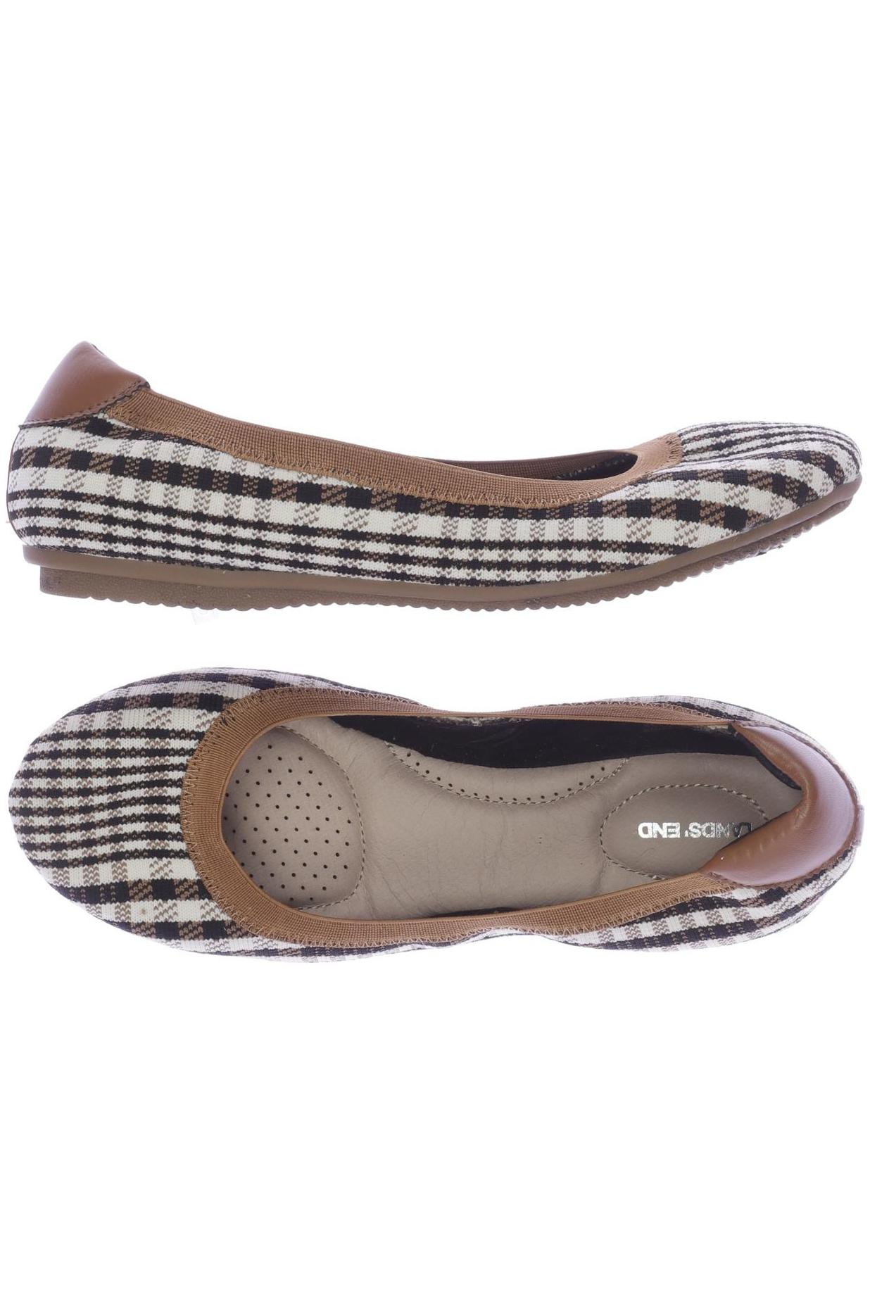 

Lands End Damen Ballerinas, beige, Gr. 39