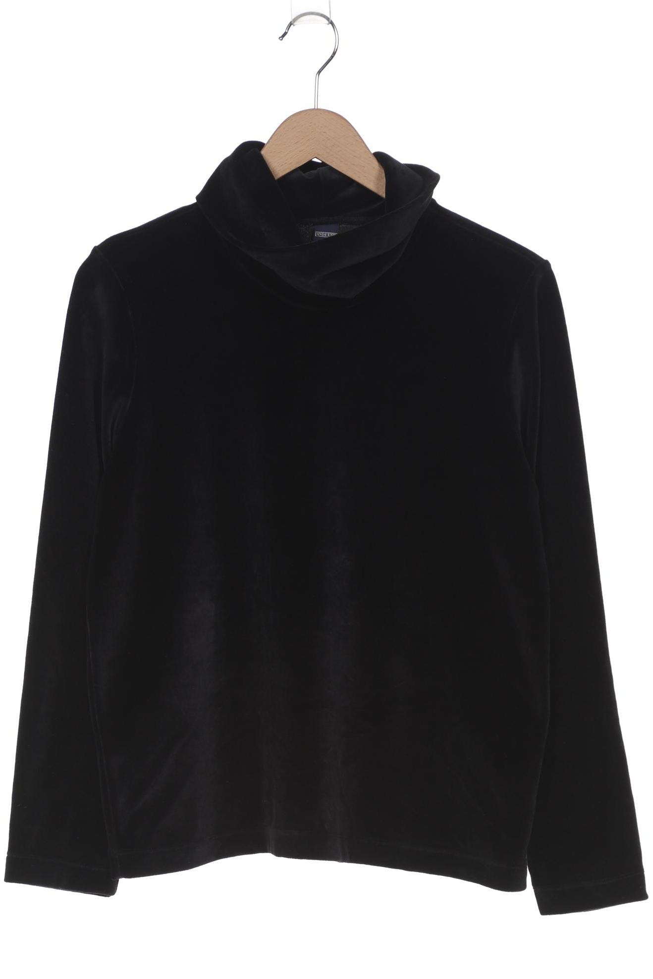 

Lands End Damen Sweatshirt, schwarz, Gr. 38