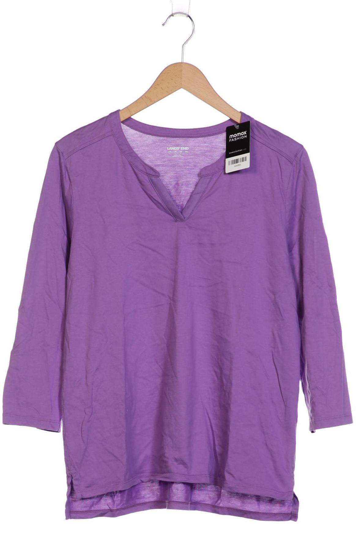 Thumbnail - Lands End Damen Langarmshirt, flieder, Gr. 38