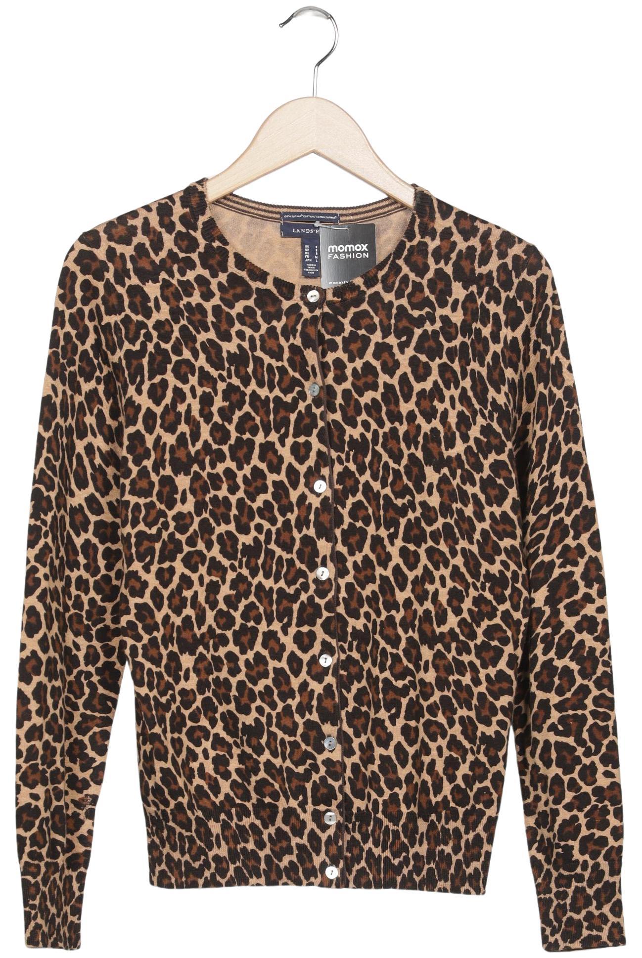 

Lands End Damen Strickjacke, braun, Gr. 36