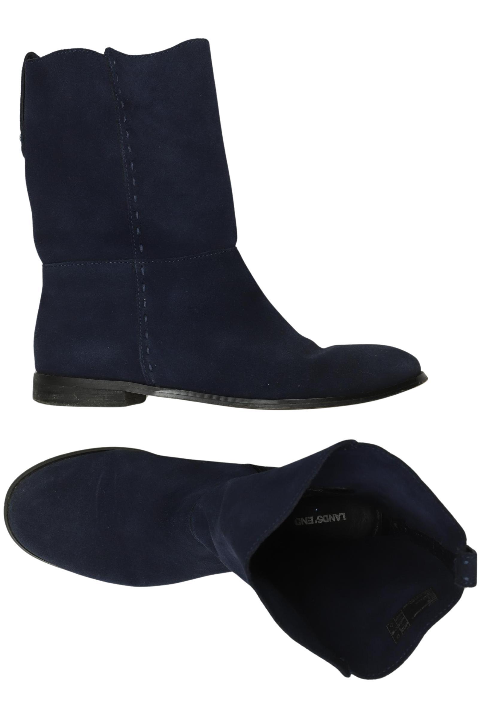 

Lands End Damen Stiefelette, marineblau, Gr. 37.5