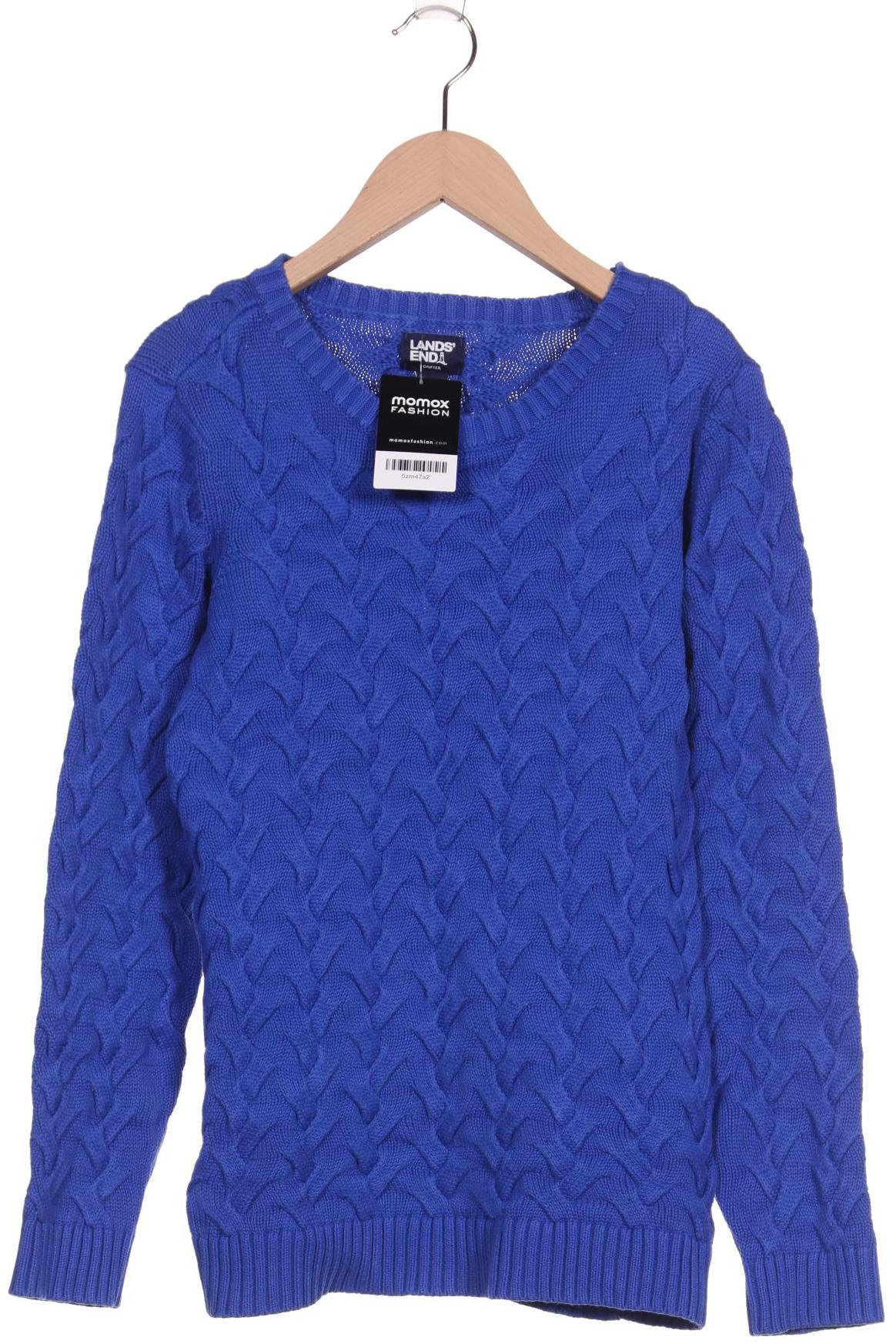 

Lands End Damen Pullover, blau, Gr. 36