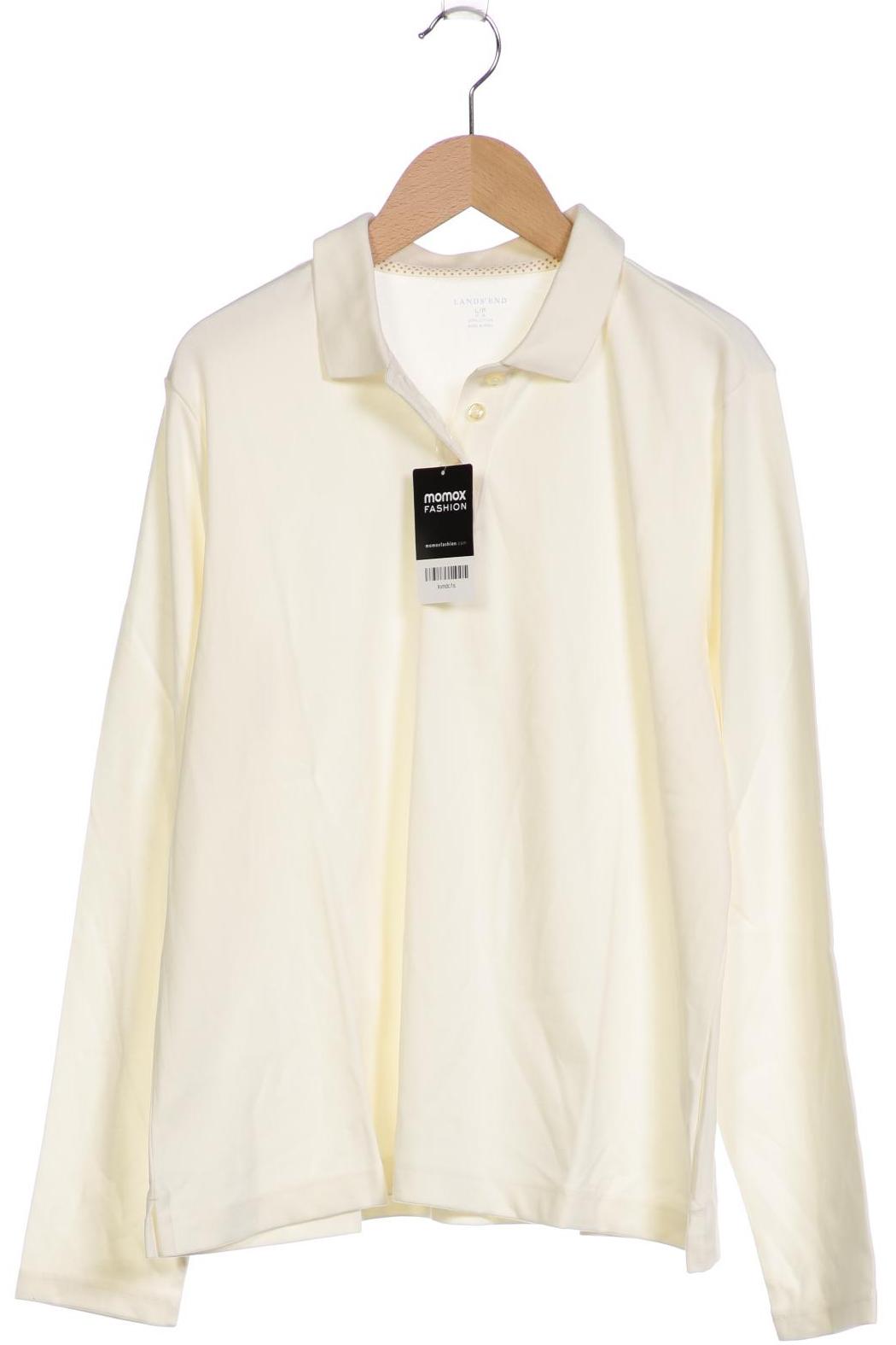 

Lands End Damen Poloshirt, cremeweiß, Gr. 42