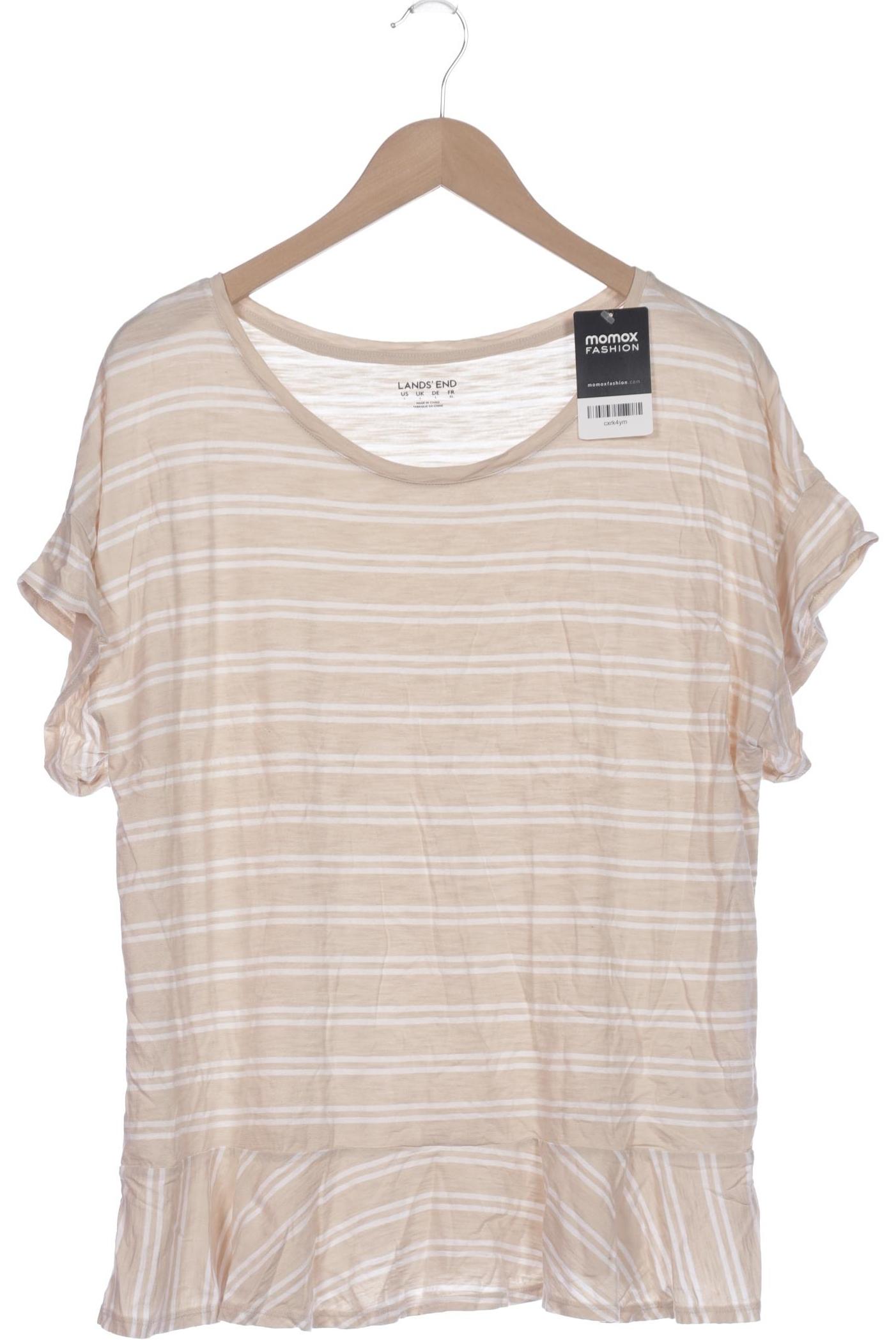 

Lands End Damen T-Shirt, beige, Gr. 42