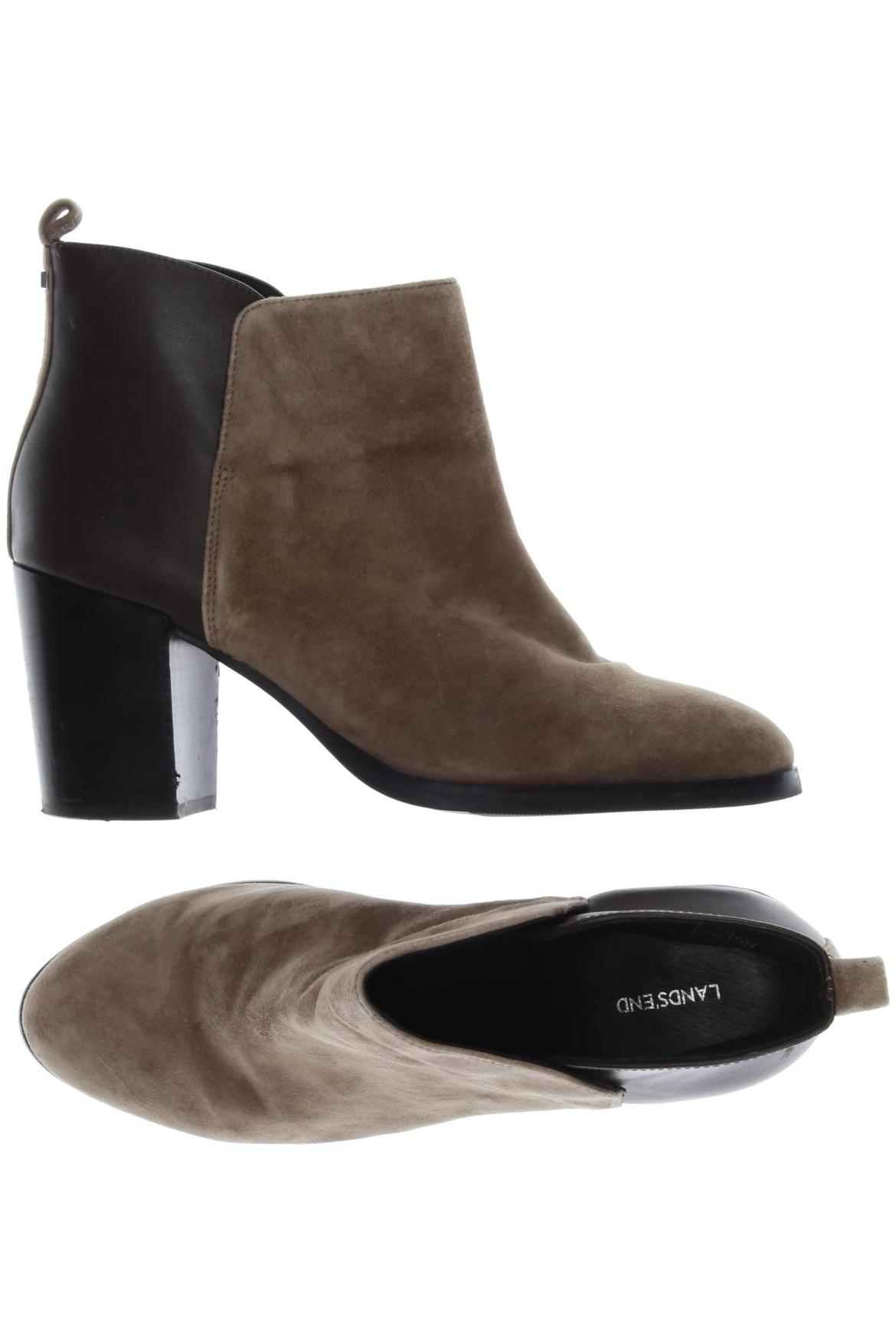 

Lands End Damen Stiefelette, beige, Gr. 40