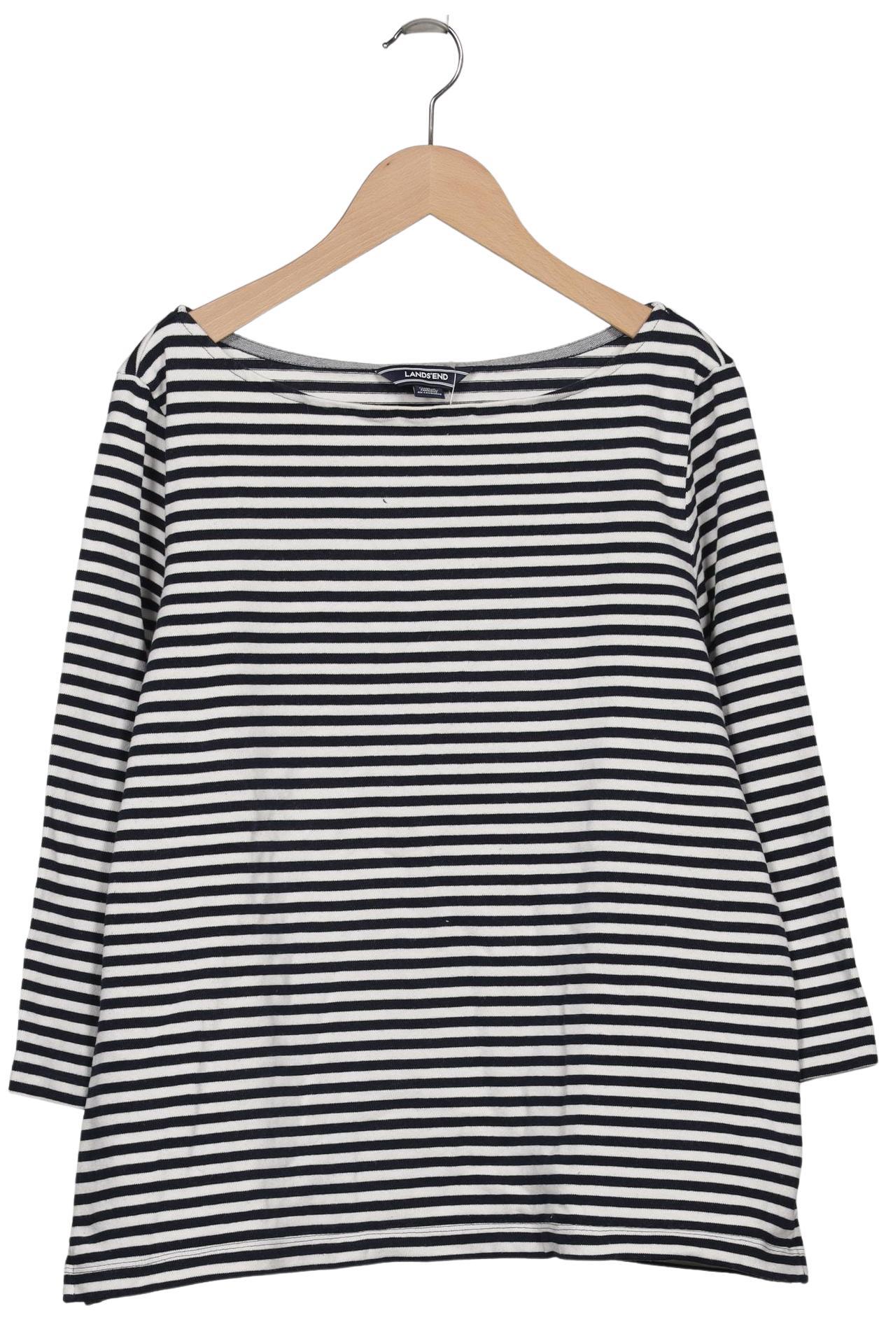 

Lands End Damen Langarmshirt, marineblau, Gr. 42
