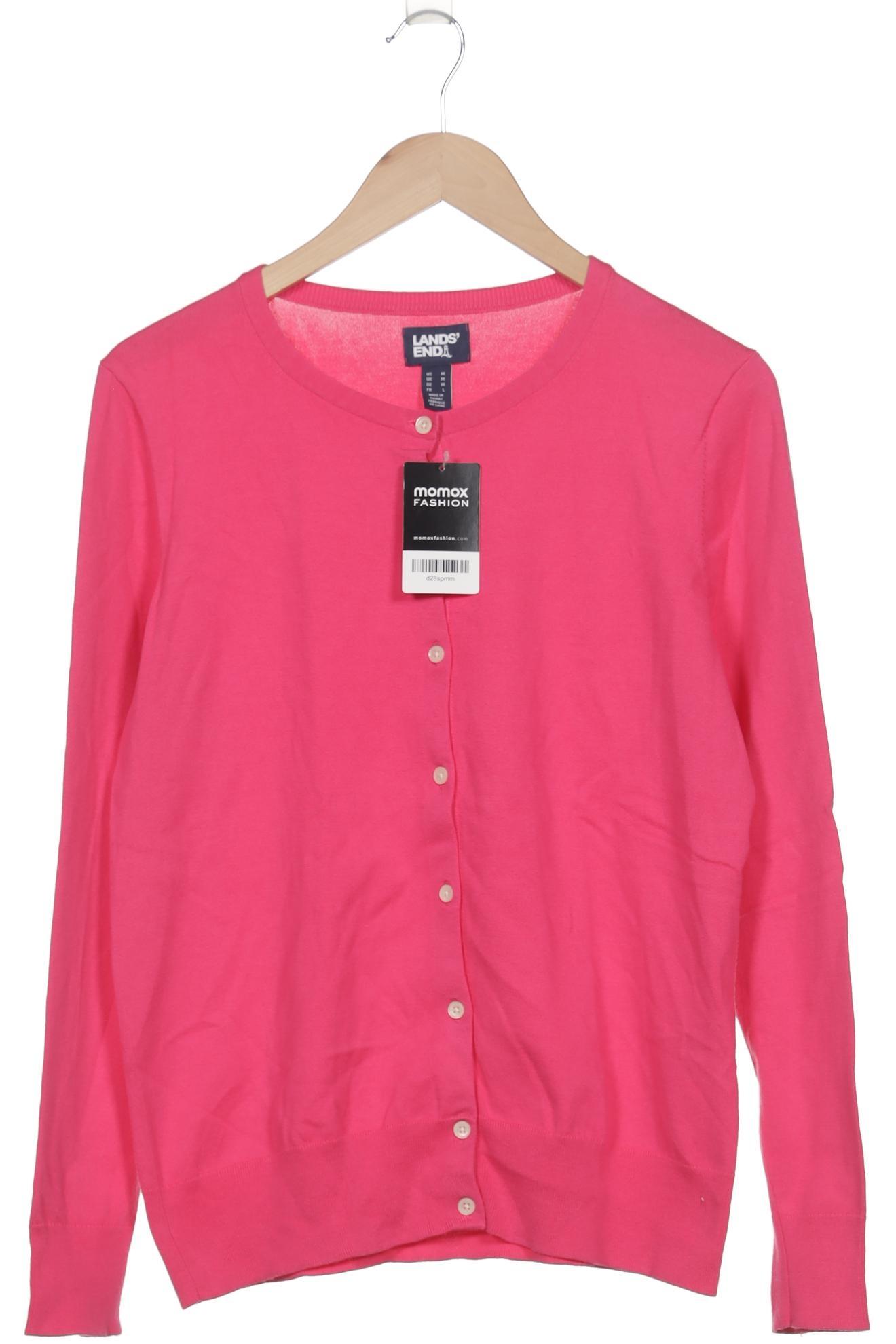

Lands End Damen Strickjacke, pink, Gr. 38