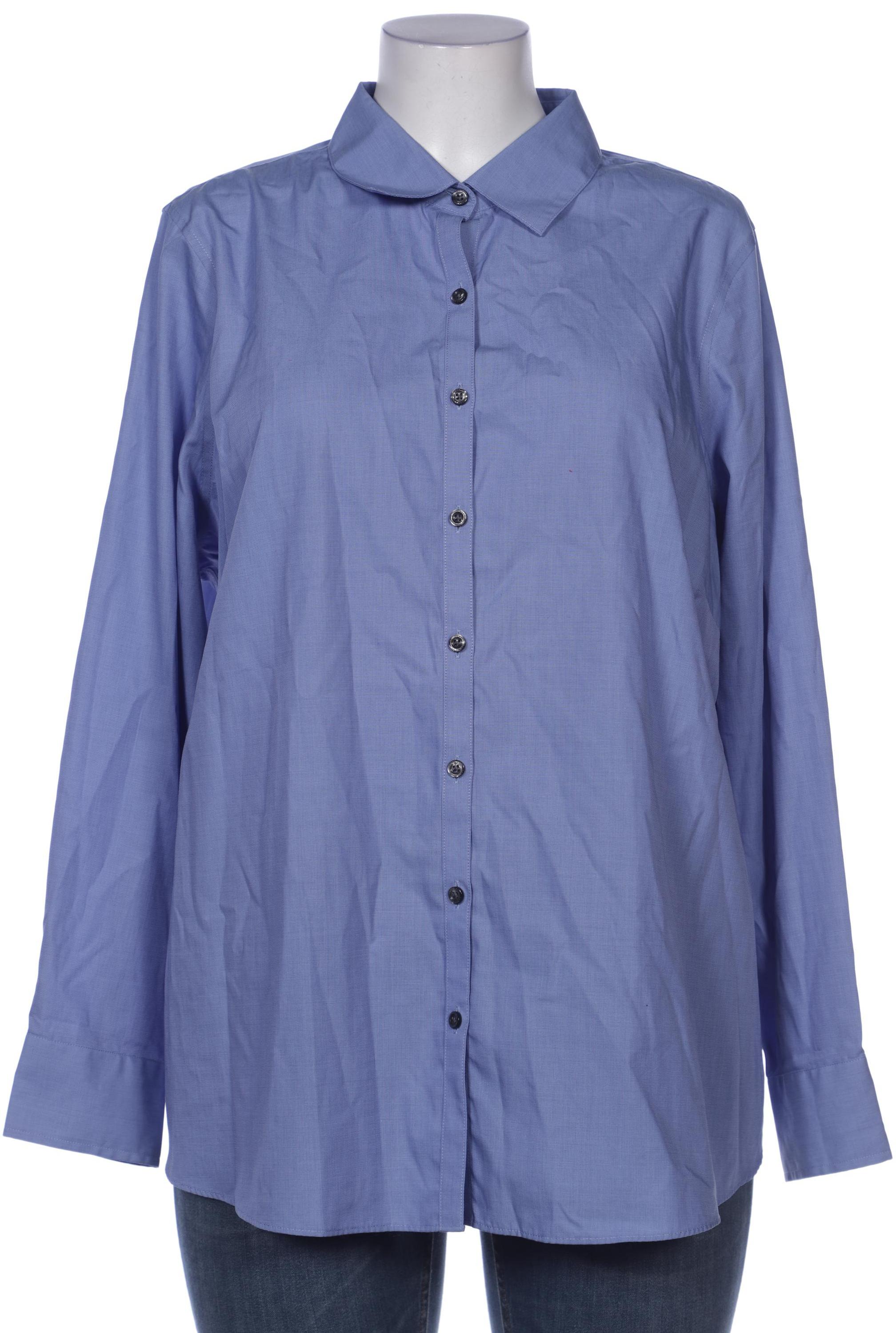 

Lands End Damen Bluse, blau, Gr. 52