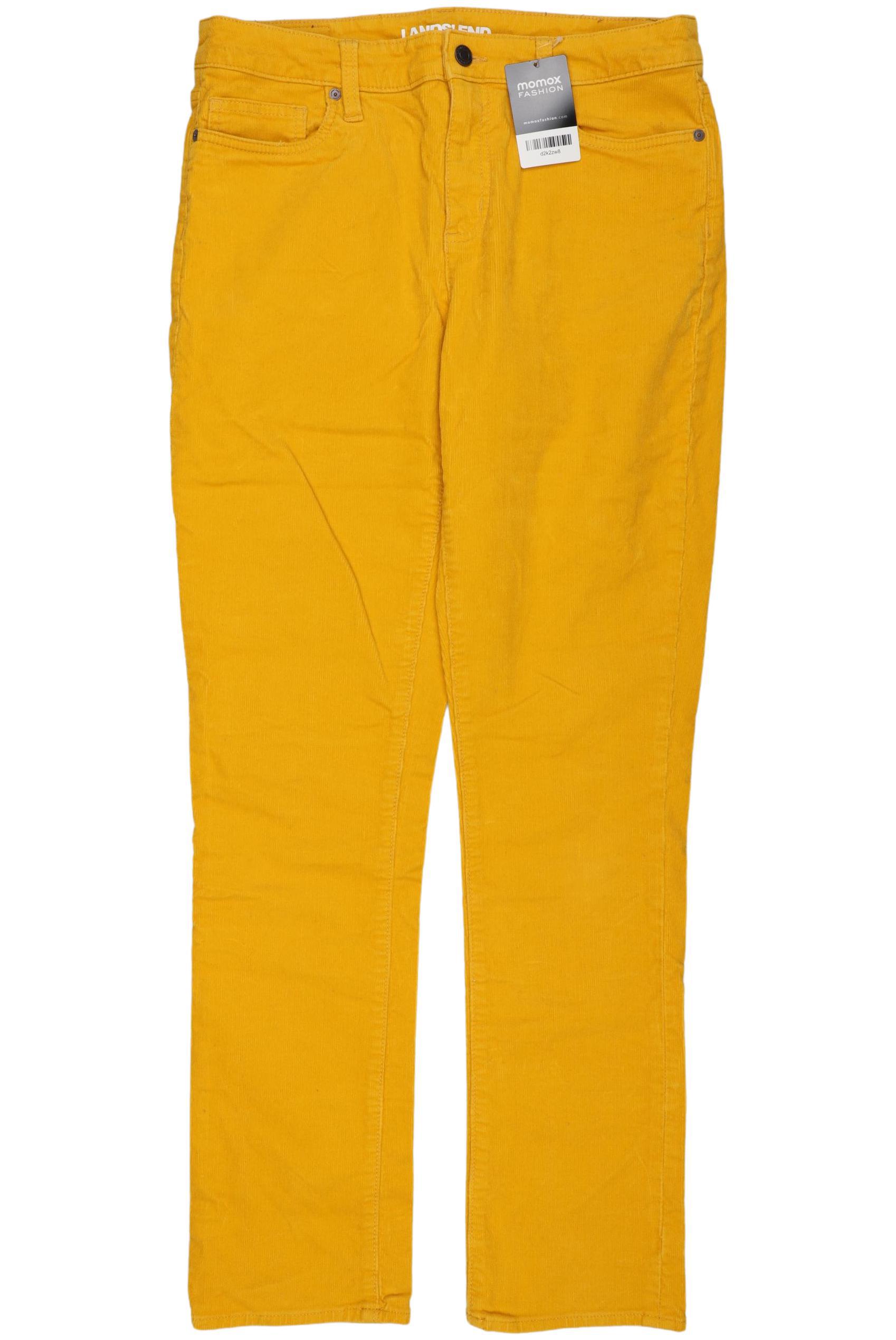 

Lands End Damen Stoffhose, gelb, Gr. 38