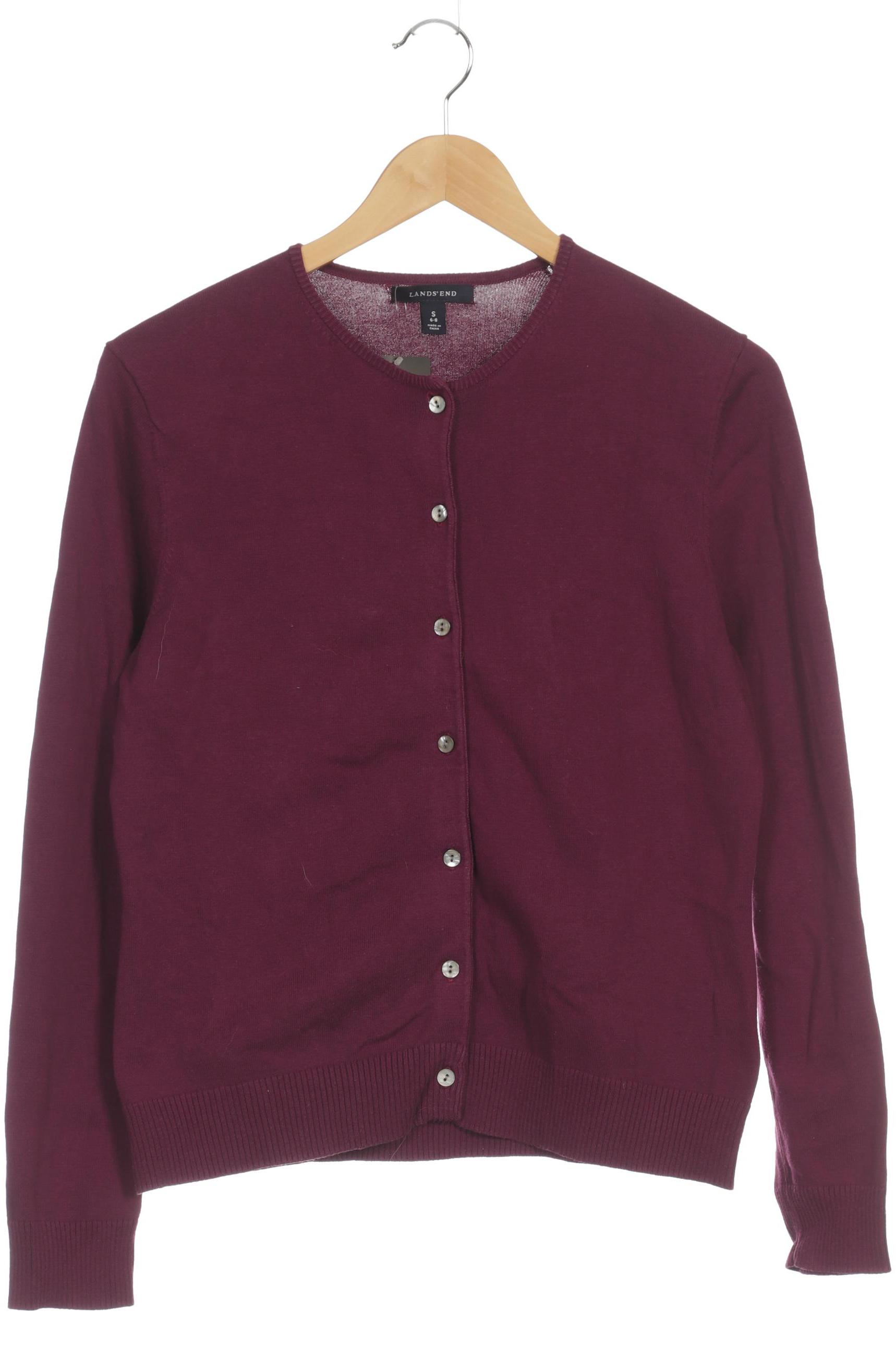

Lands End Damen Strickjacke, flieder, Gr. 36
