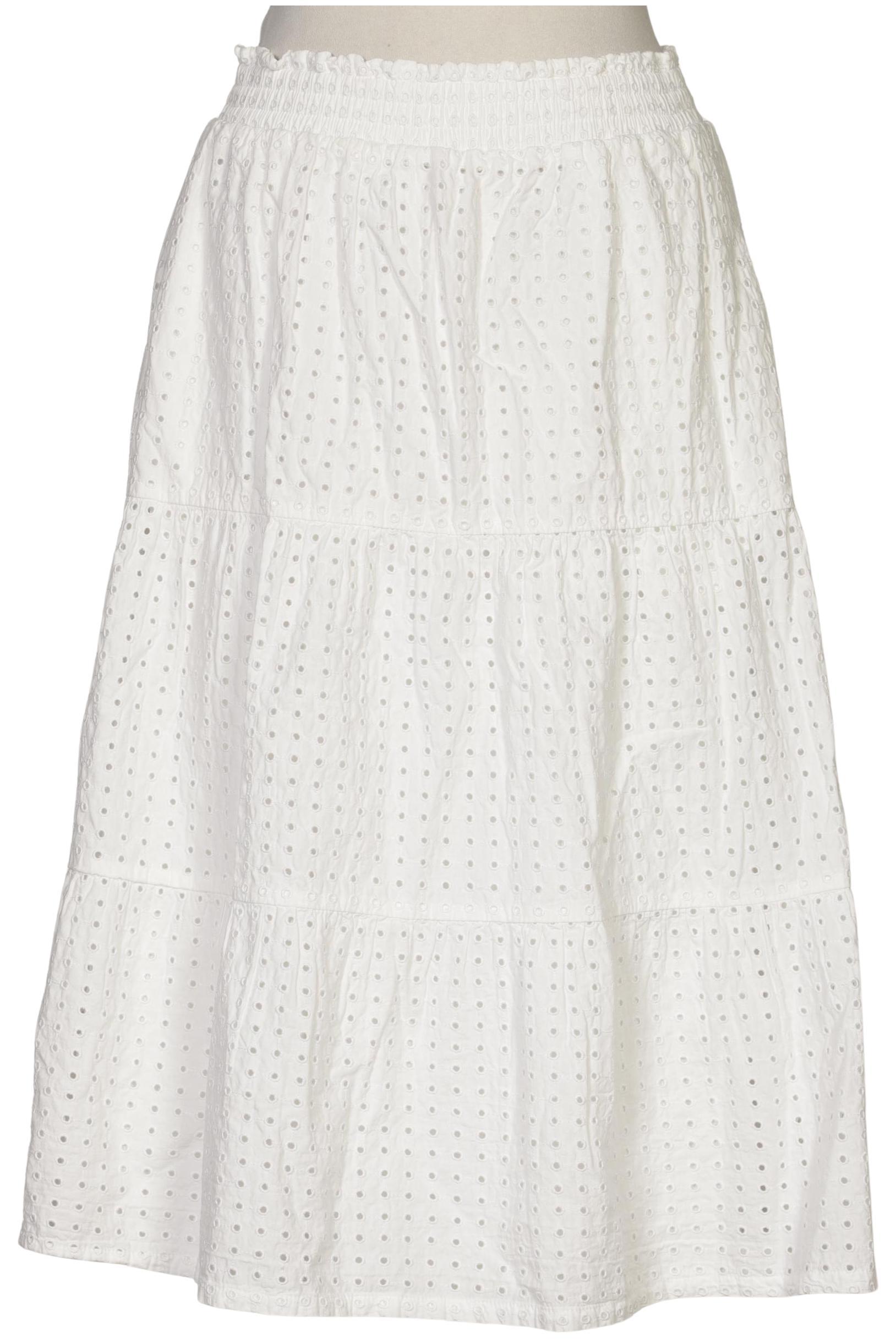 

Lands End Damen Rock, weiß, Gr. 34