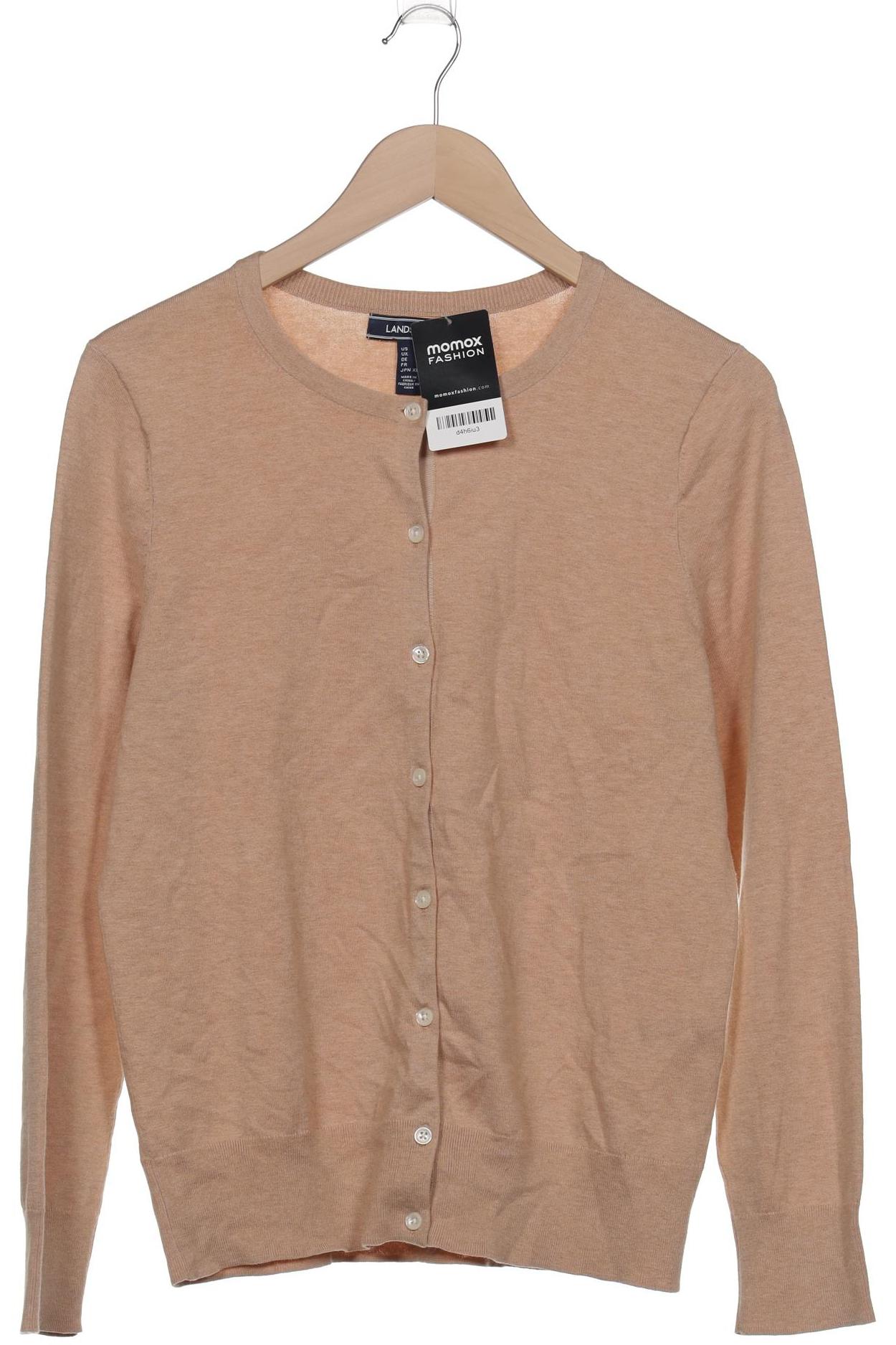 

Lands End Damen Strickjacke, beige, Gr. 38