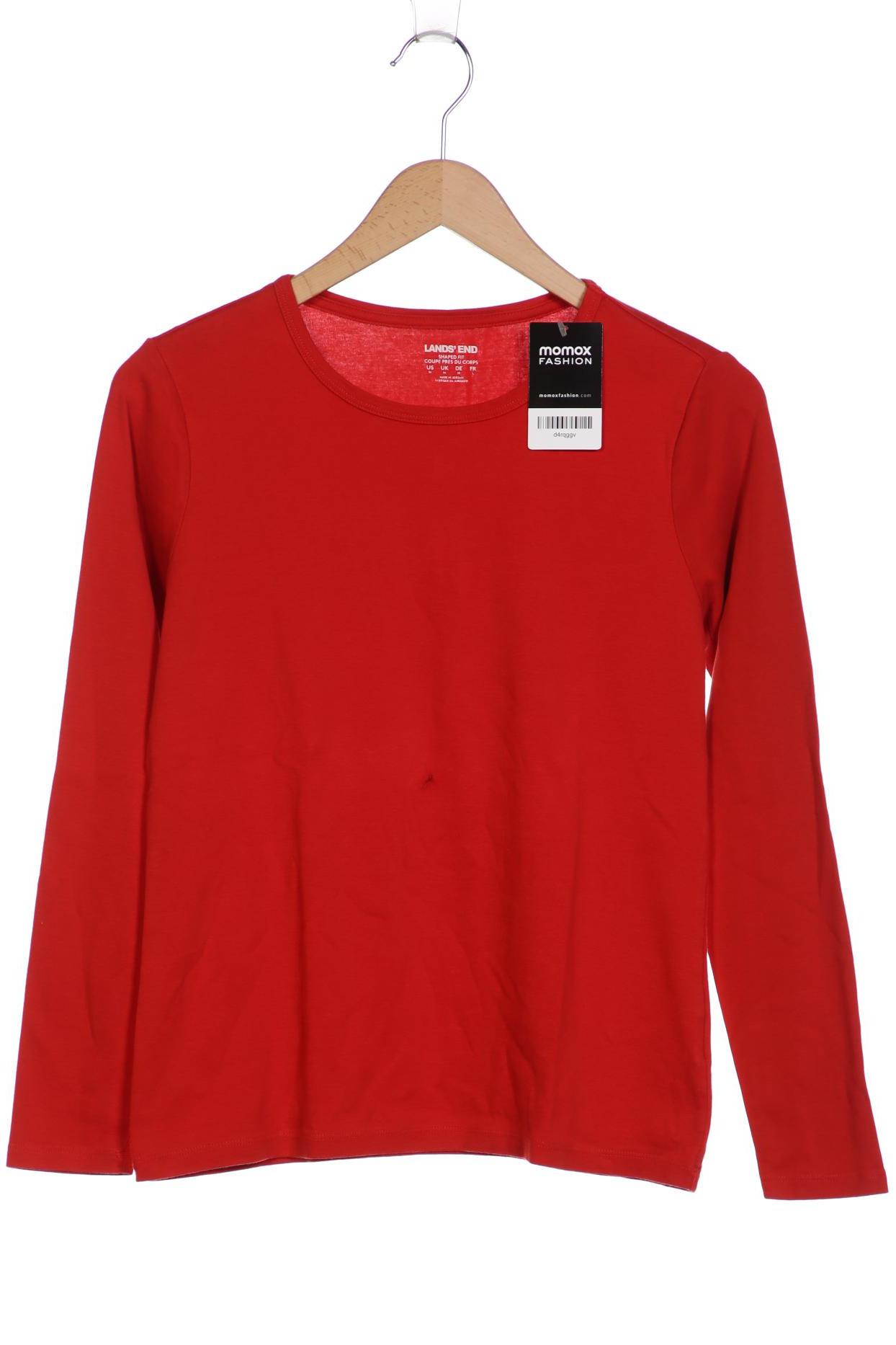 

Lands End Damen Langarmshirt, orange, Gr. 38