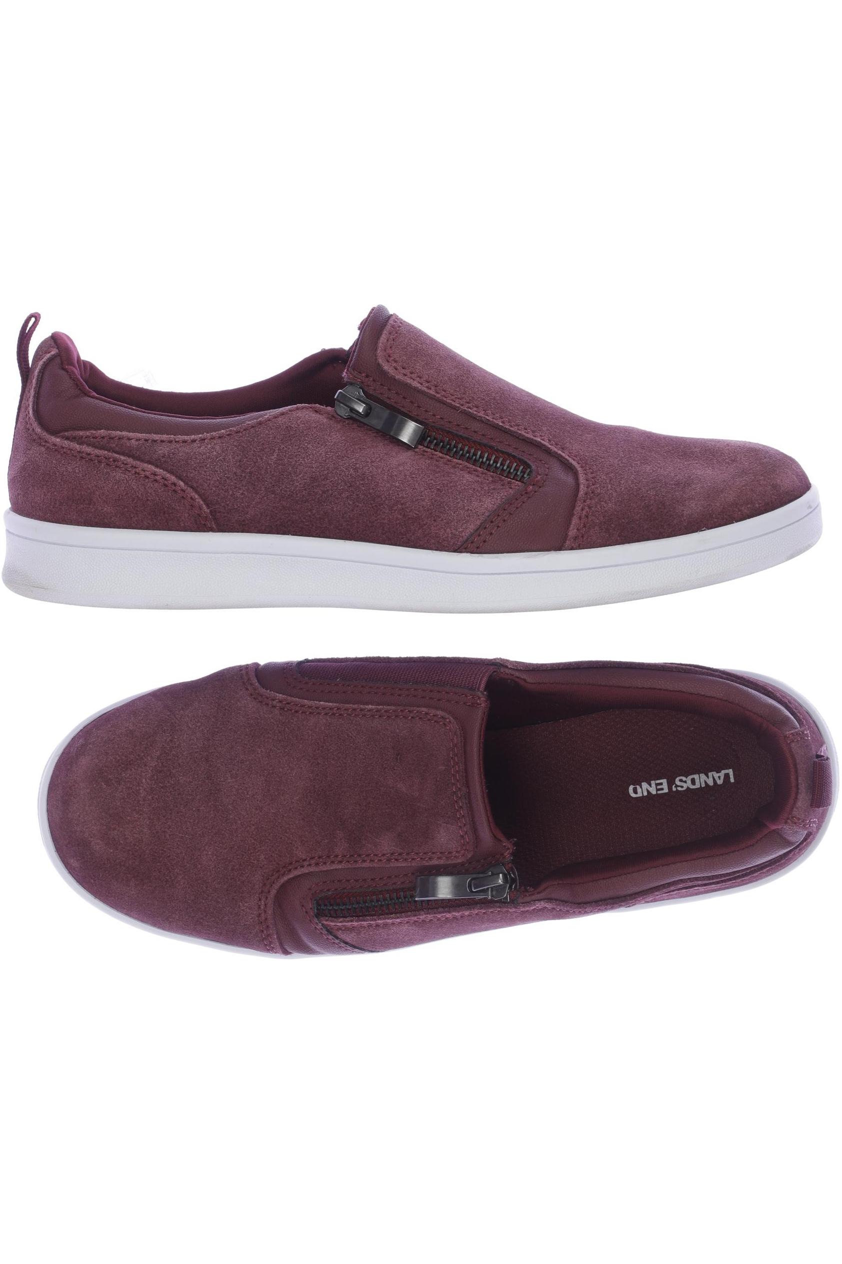 

Lands End Damen Sneakers, bordeaux, Gr. 39