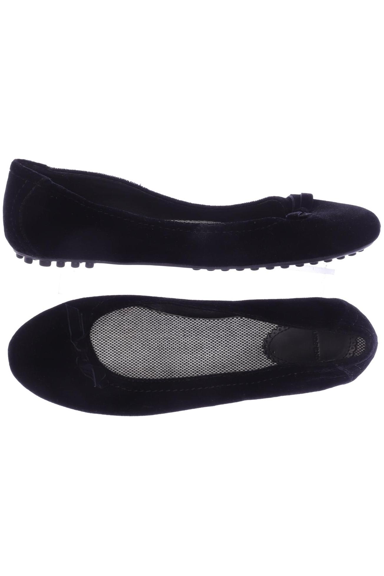 

Lands End Damen Ballerinas, schwarz, Gr. 10