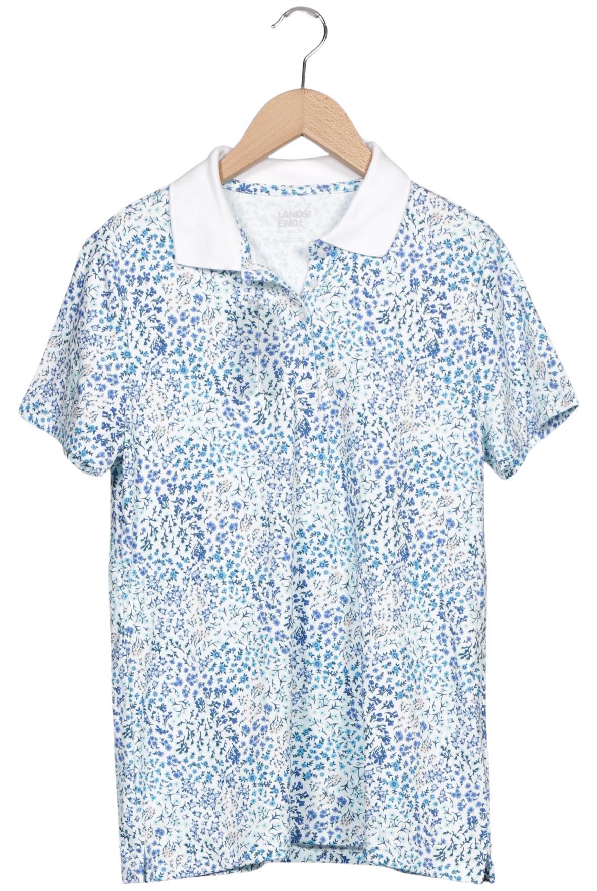 

Lands End Damen Poloshirt, blau, Gr. 36
