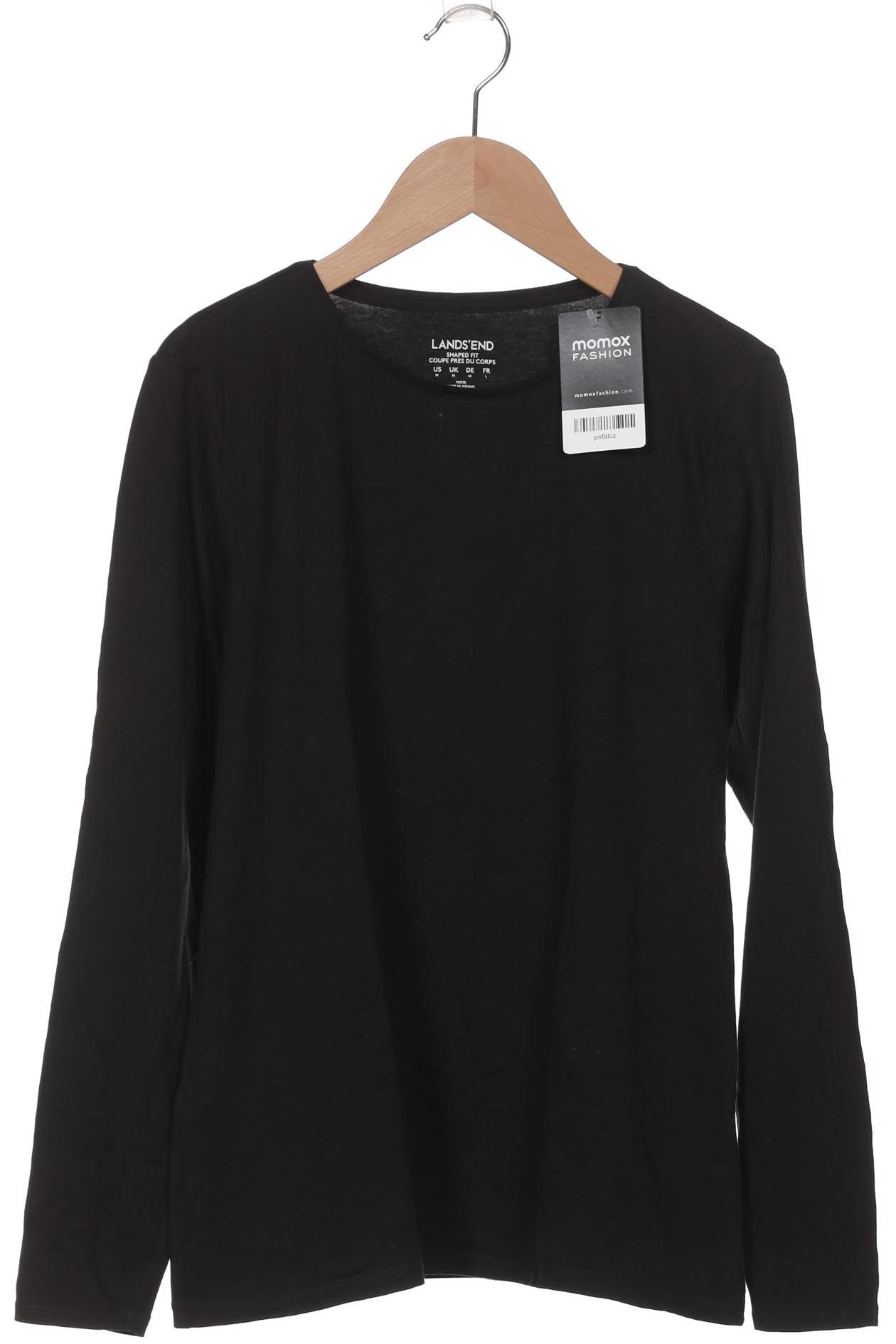 

Lands End Damen Langarmshirt, schwarz, Gr. 38