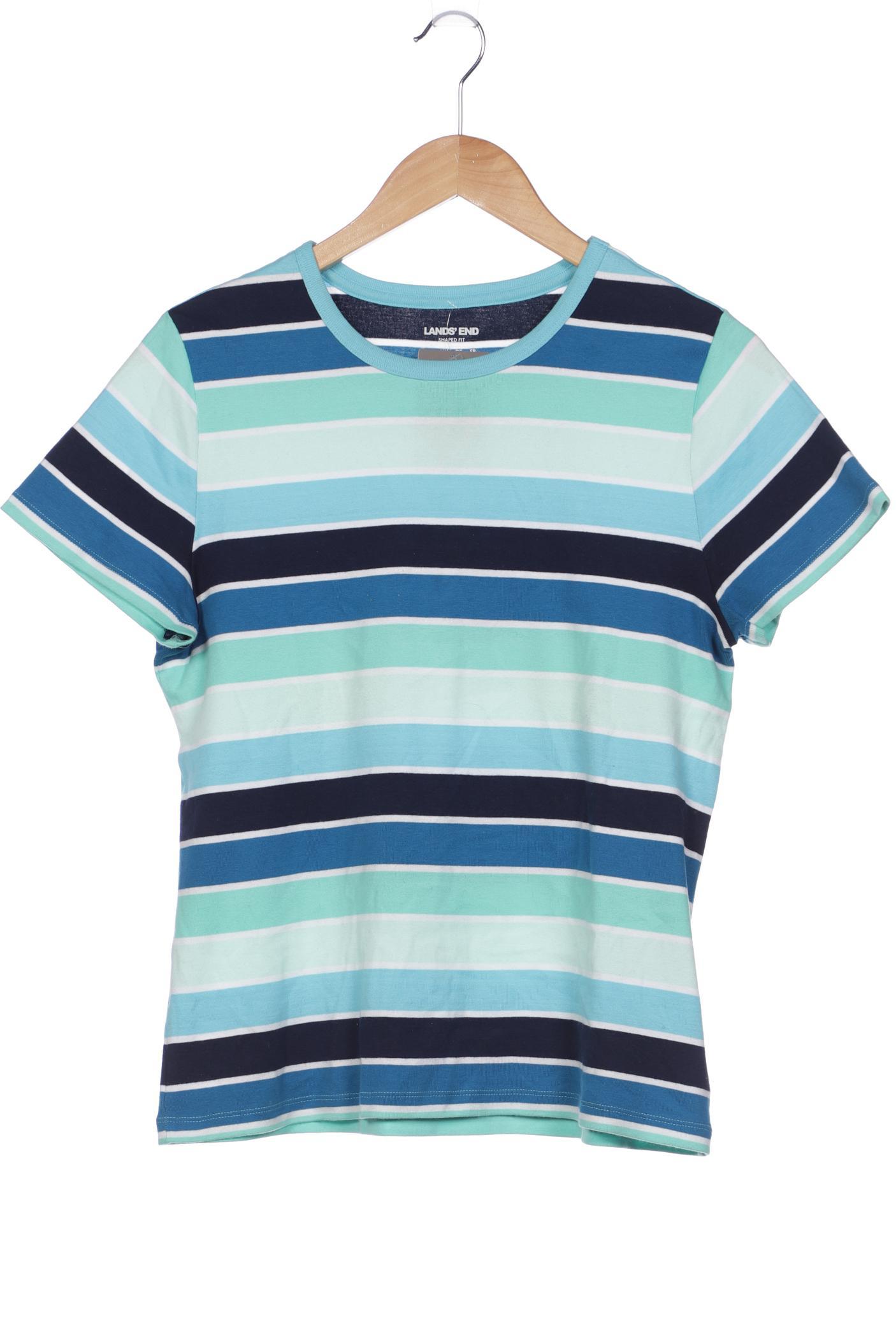 

Lands End Damen T-Shirt, blau, Gr. 38