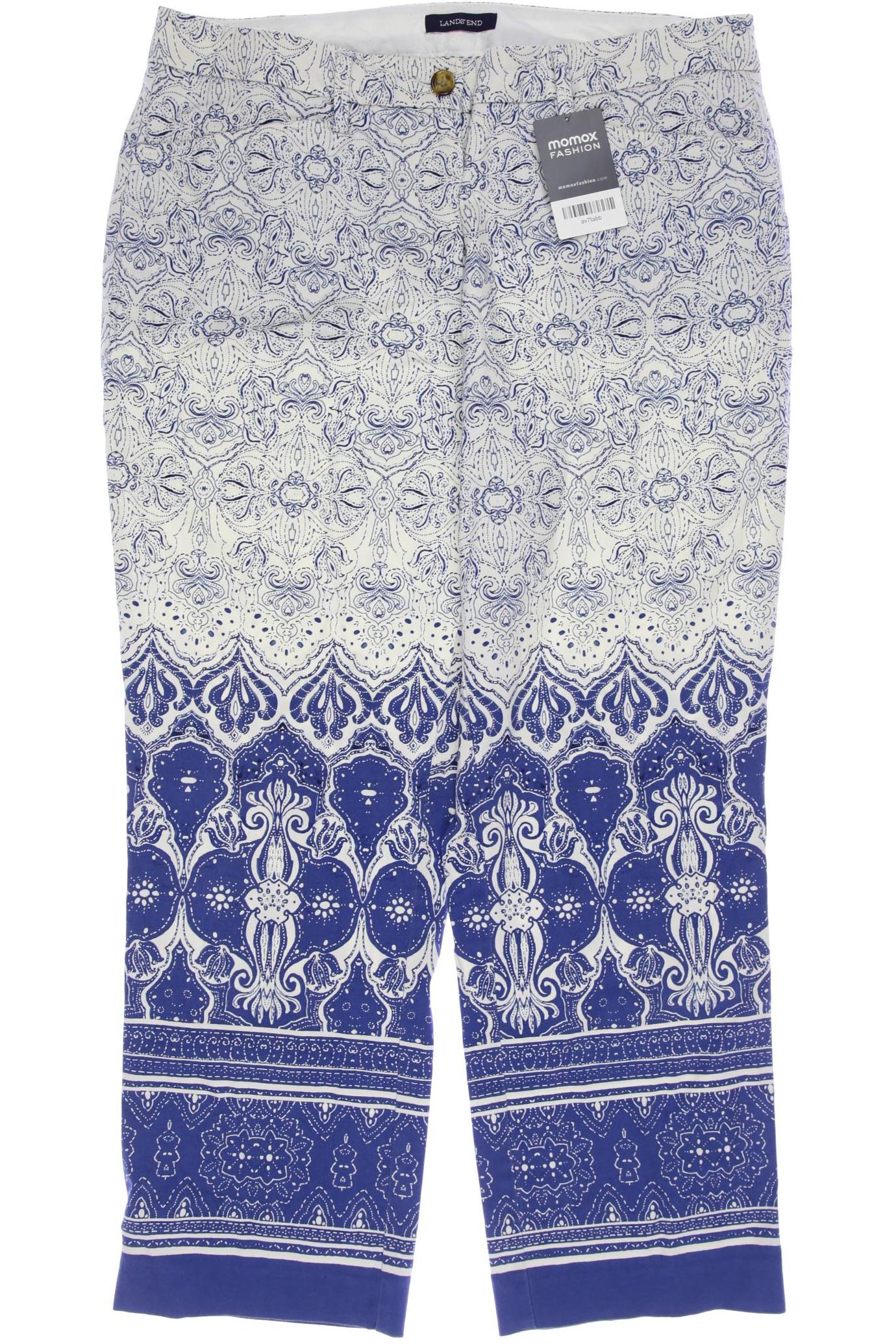 

Lands End Damen Stoffhose, weiß, Gr. 40