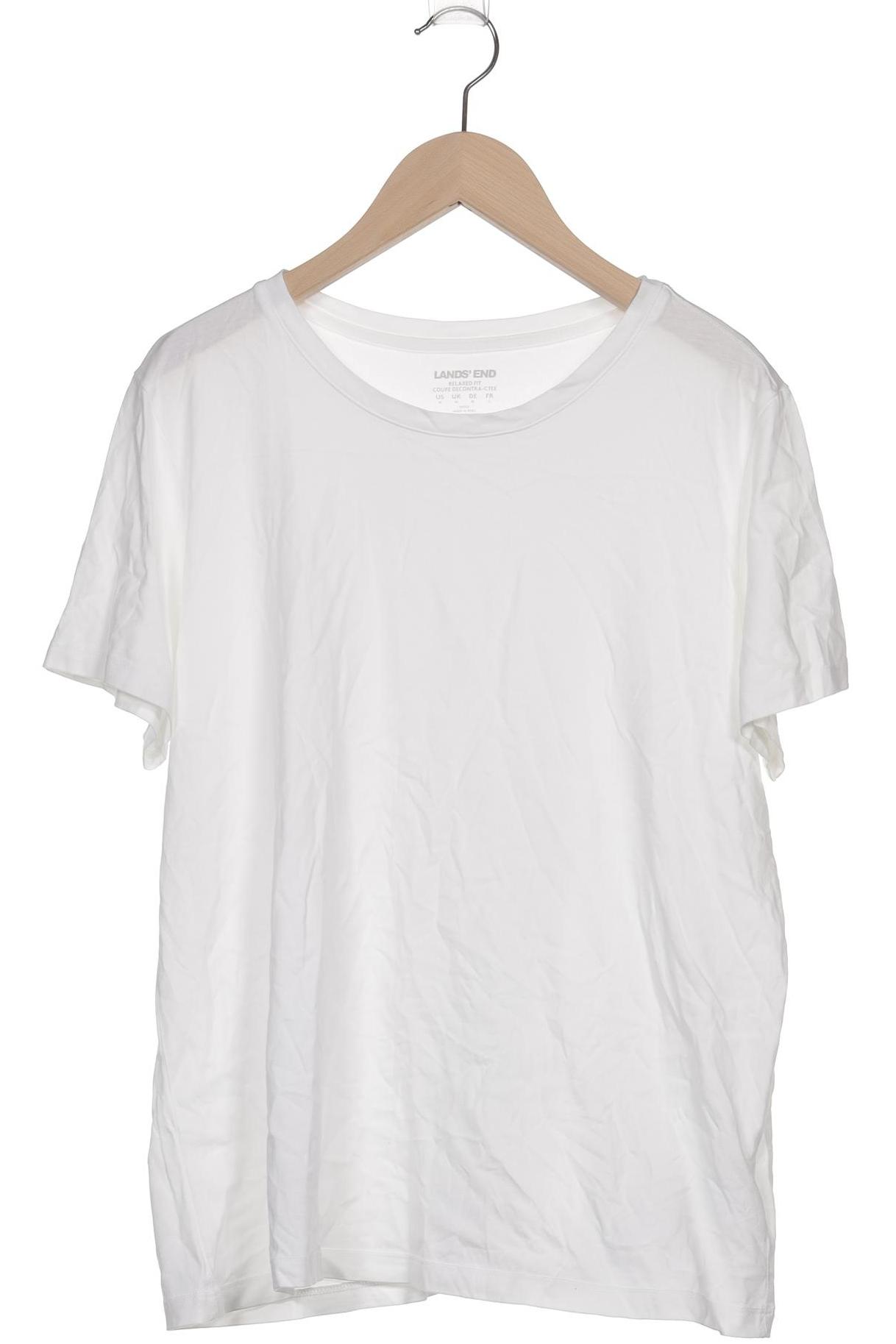 

Lands End Damen T-Shirt, weiß, Gr. 38