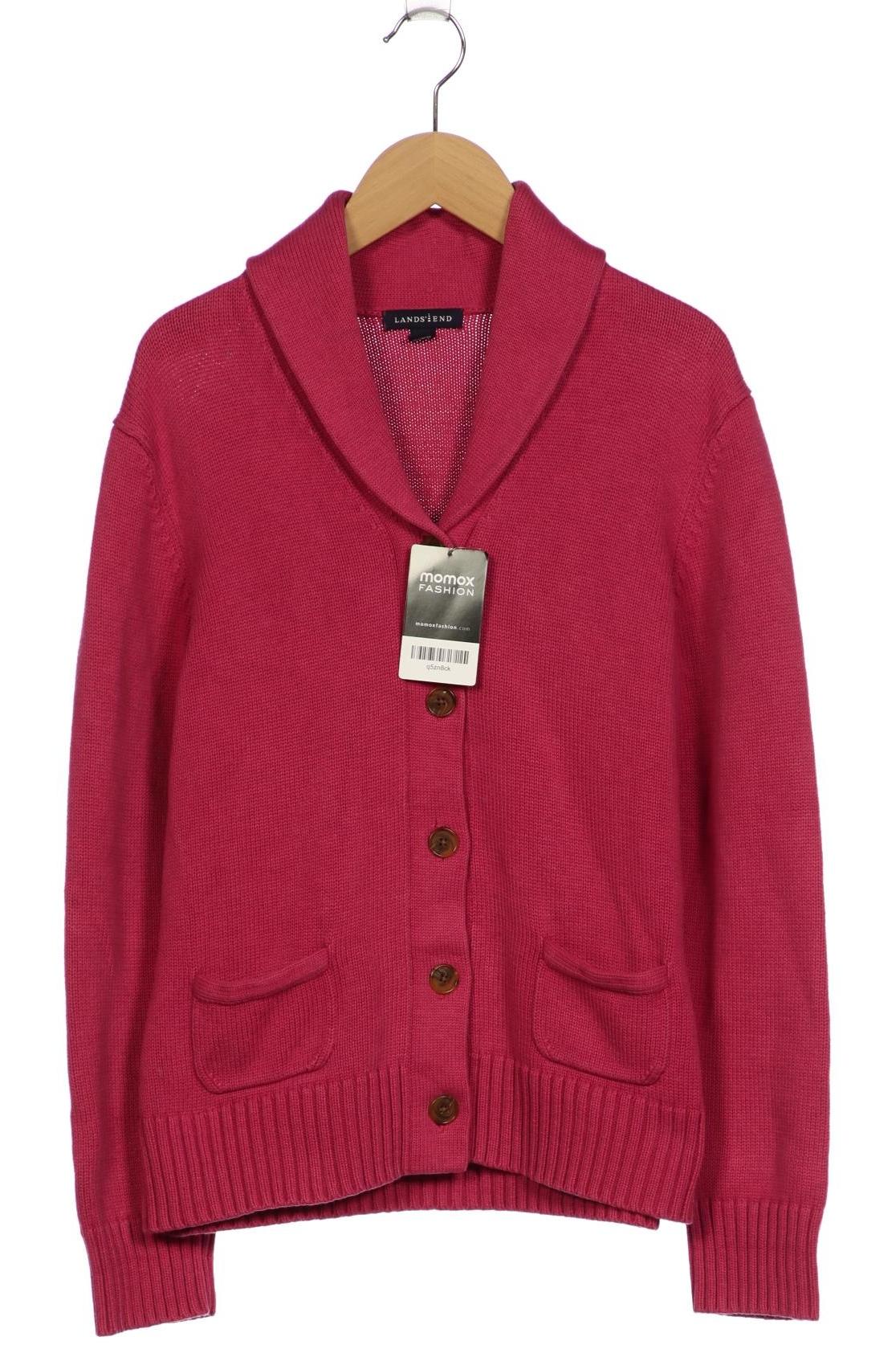 

Lands End Damen Strickjacke, pink, Gr. 38