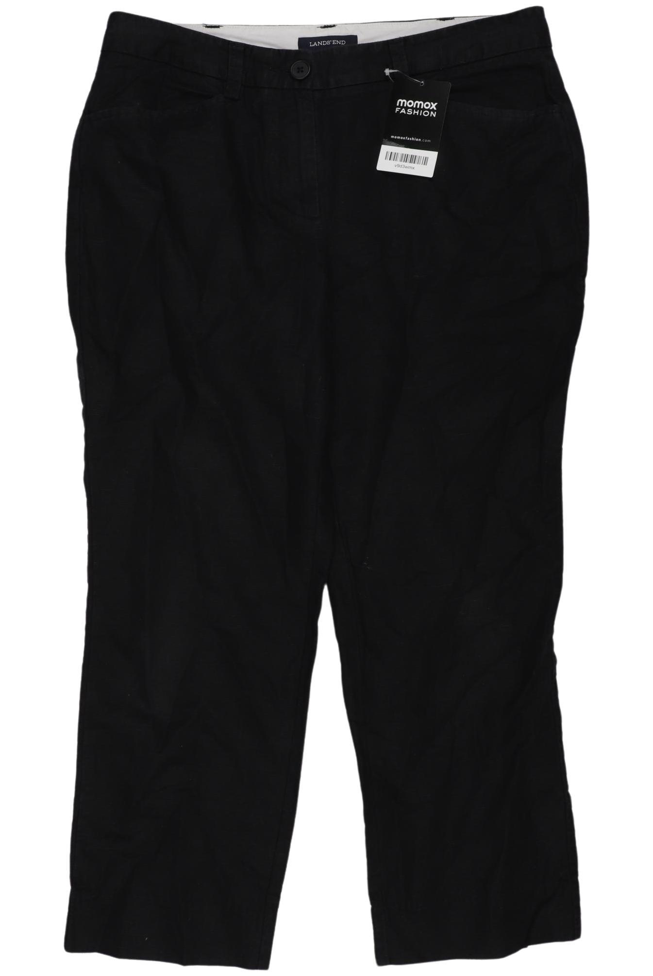 

Lands End Damen Stoffhose, schwarz, Gr. 36