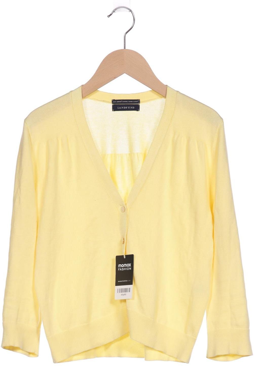 

Lands End Damen Strickjacke, gelb, Gr. 38