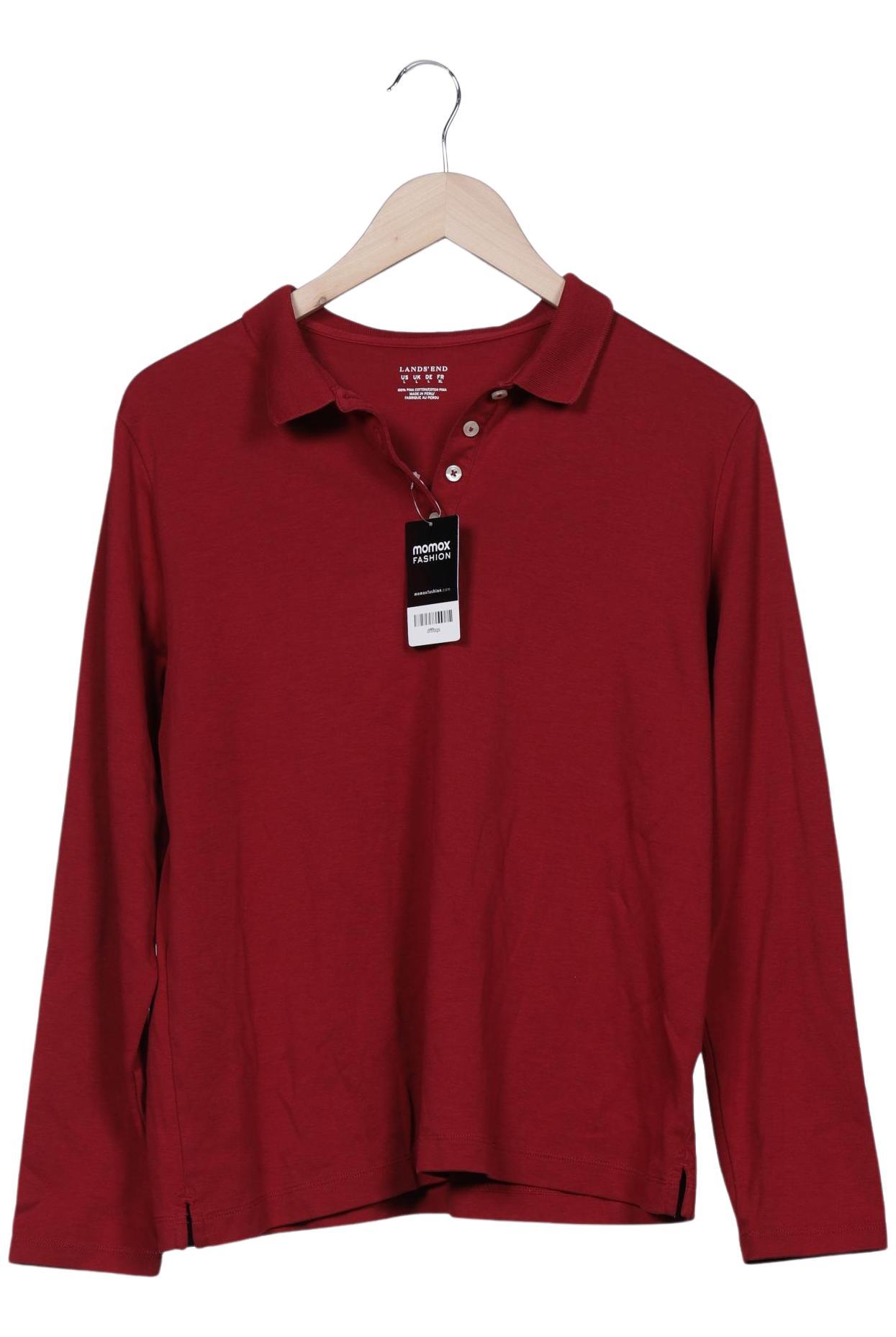

Lands End Damen Poloshirt, rot, Gr. 42