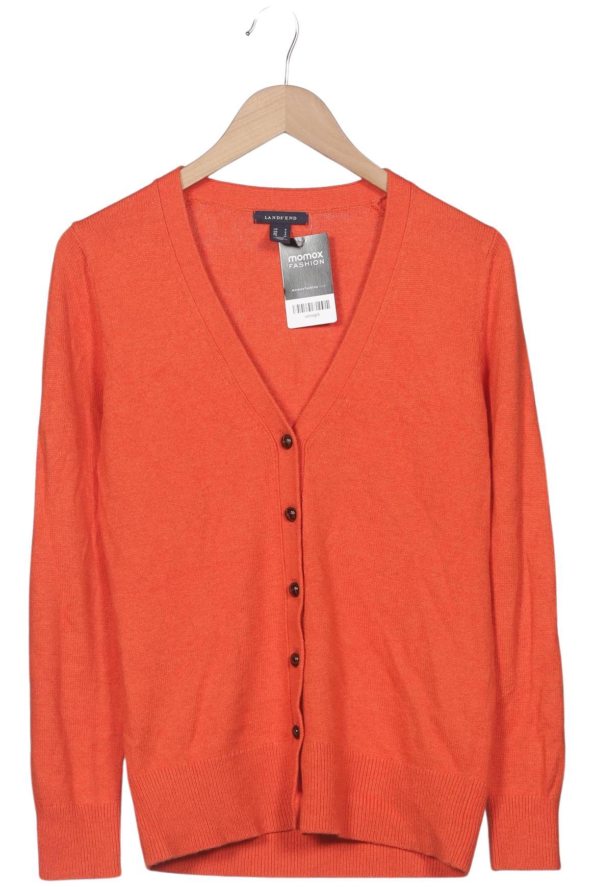 

Lands End Damen Strickjacke, orange, Gr. 36