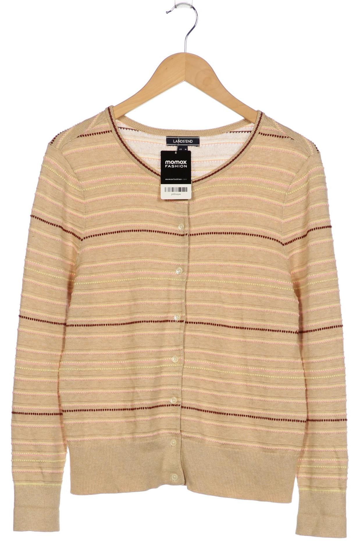 

Lands End Damen Strickjacke, beige, Gr. 38