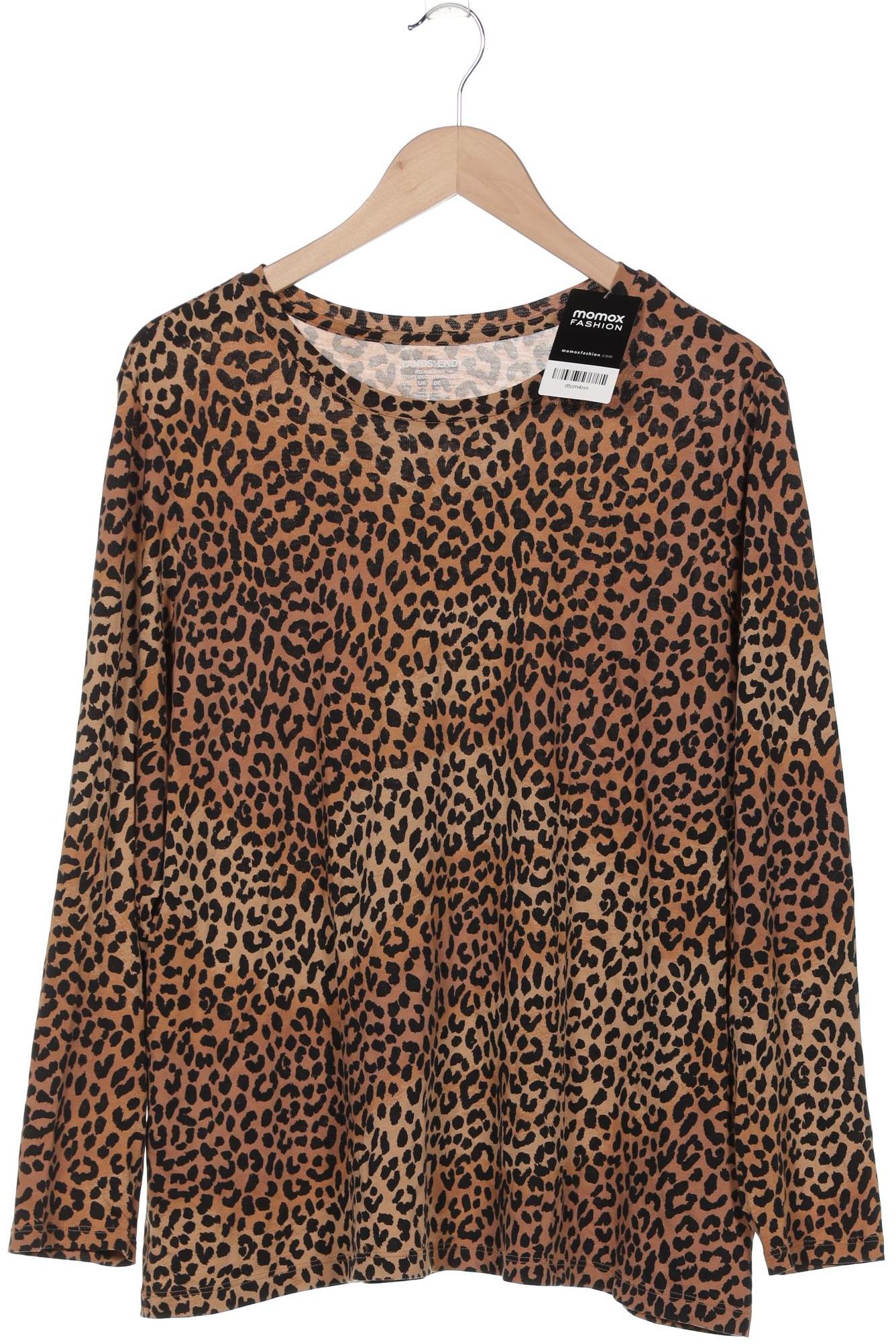 

Lands End Damen Langarmshirt, braun, Gr. 50
