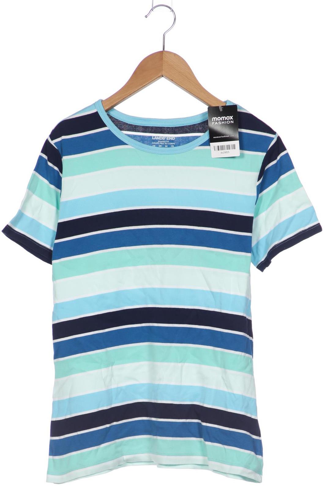 

Lands End Damen T-Shirt, blau, Gr. 38