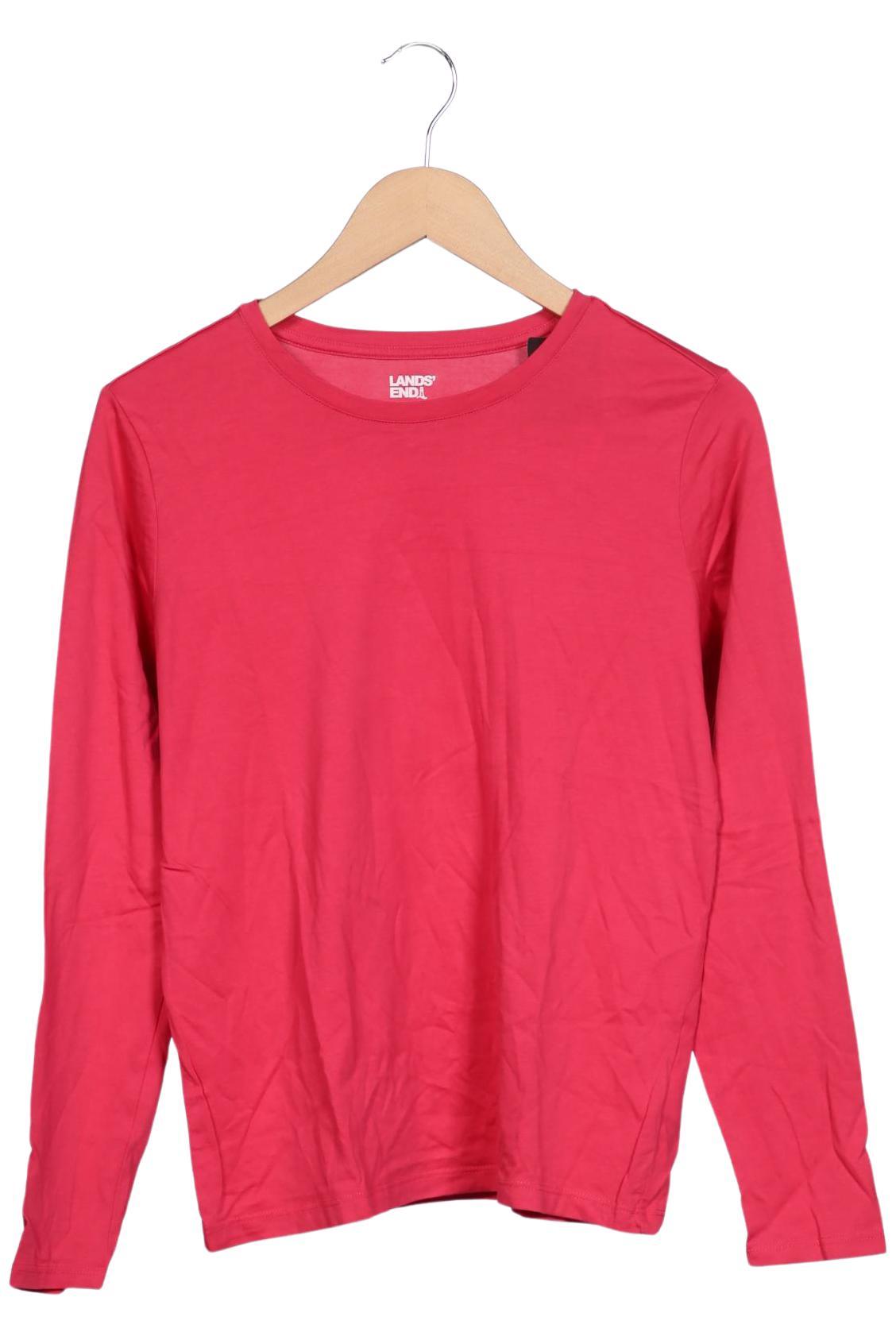 

Lands End Damen Langarmshirt, pink, Gr. 36