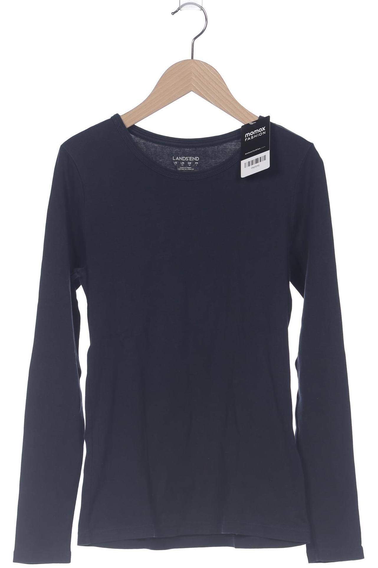

Lands End Damen Langarmshirt, marineblau, Gr. 34