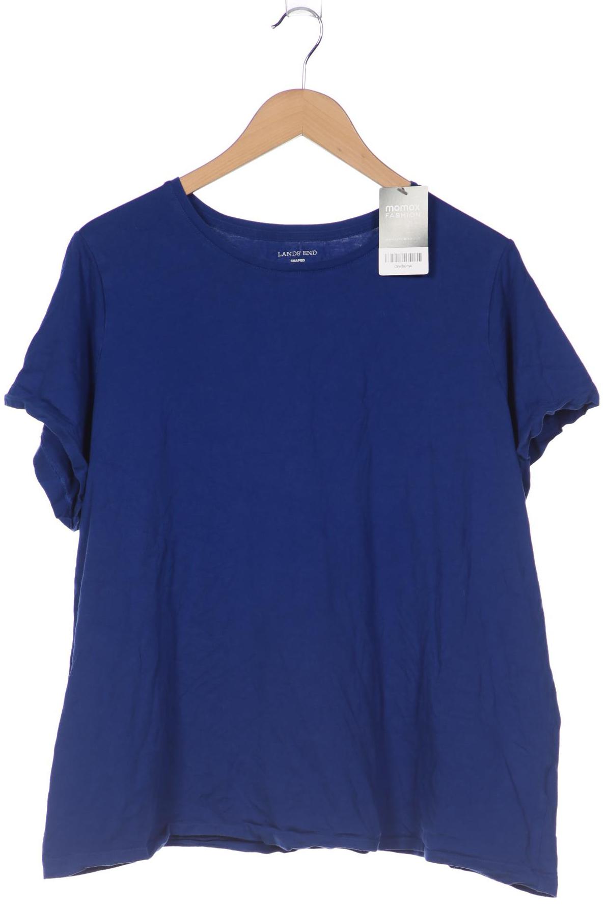 

Lands End Damen T-Shirt, blau