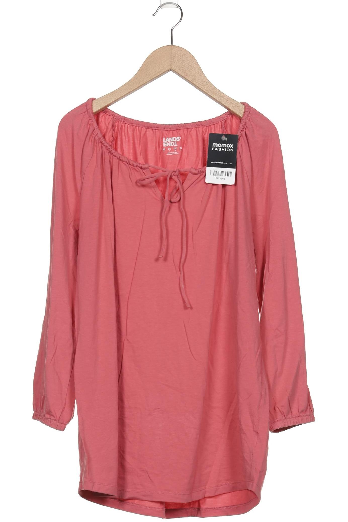 

Lands End Damen Langarmshirt, pink, Gr. 36