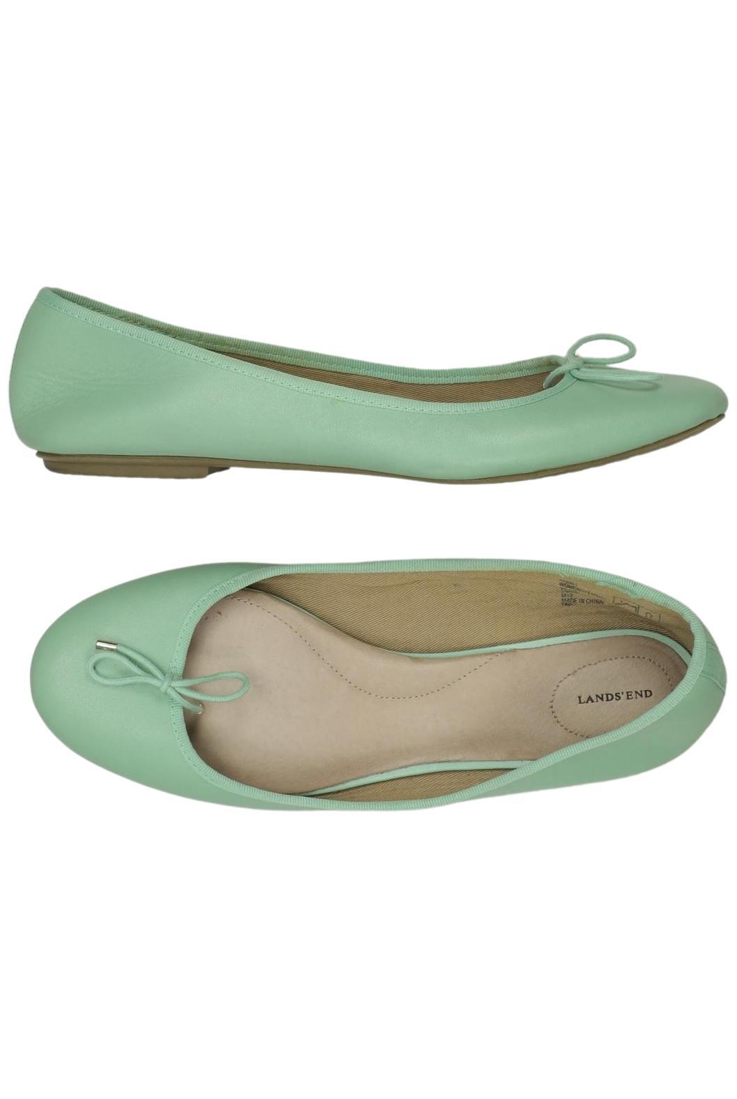 

Lands End Damen Ballerinas, hellgrün, Gr. 41.5