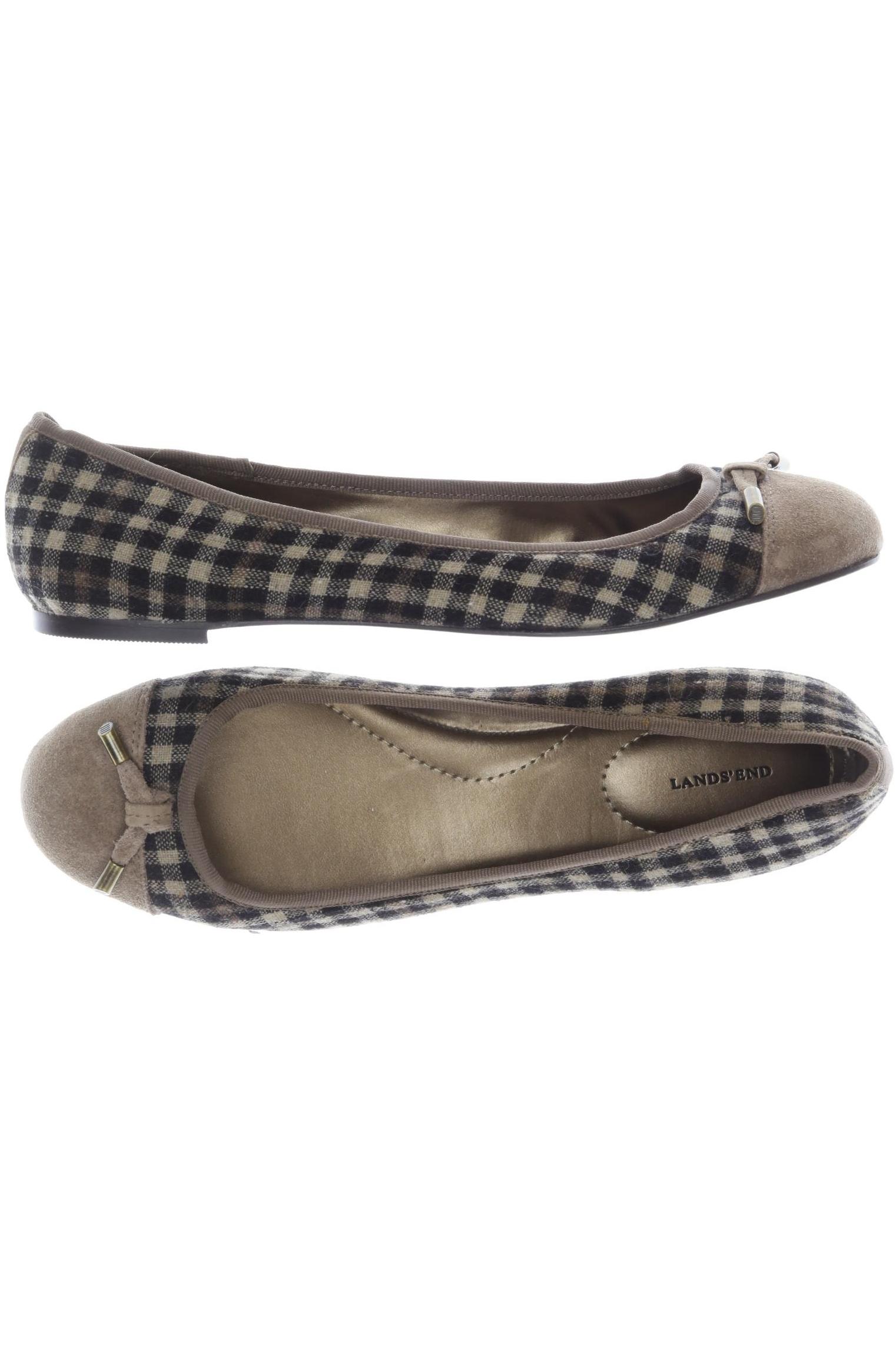 

Lands End Damen Ballerinas, beige, Gr. 41