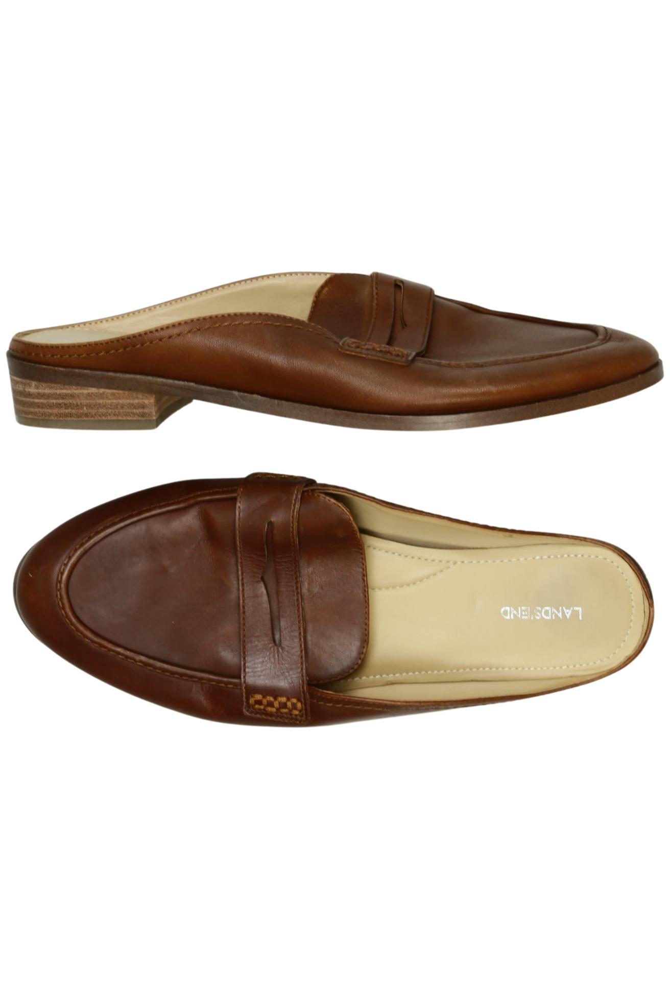 

Lands End Damen Sandale, braun, Gr. 40