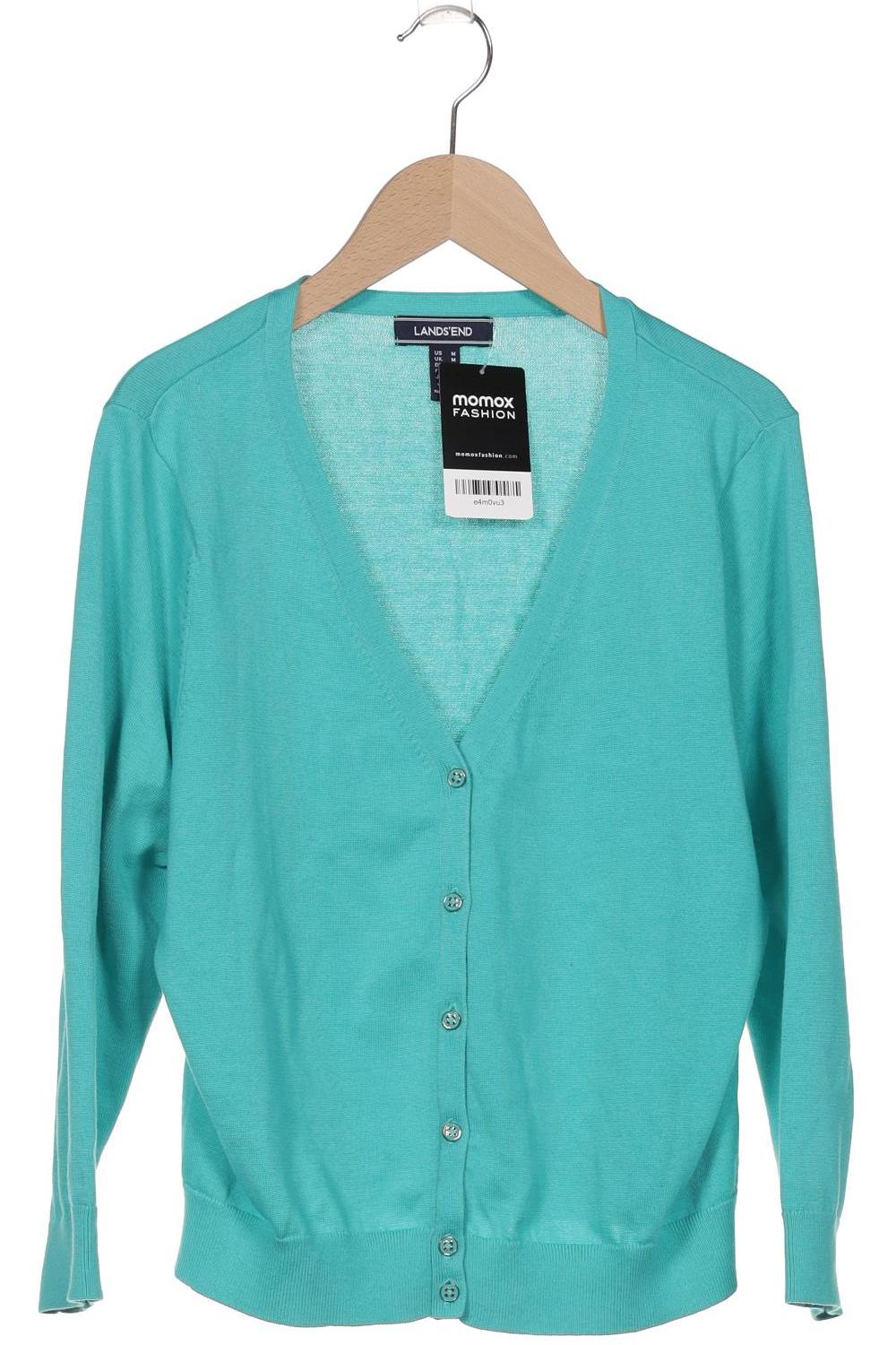 

Lands End Damen Strickjacke, blau, Gr. 38