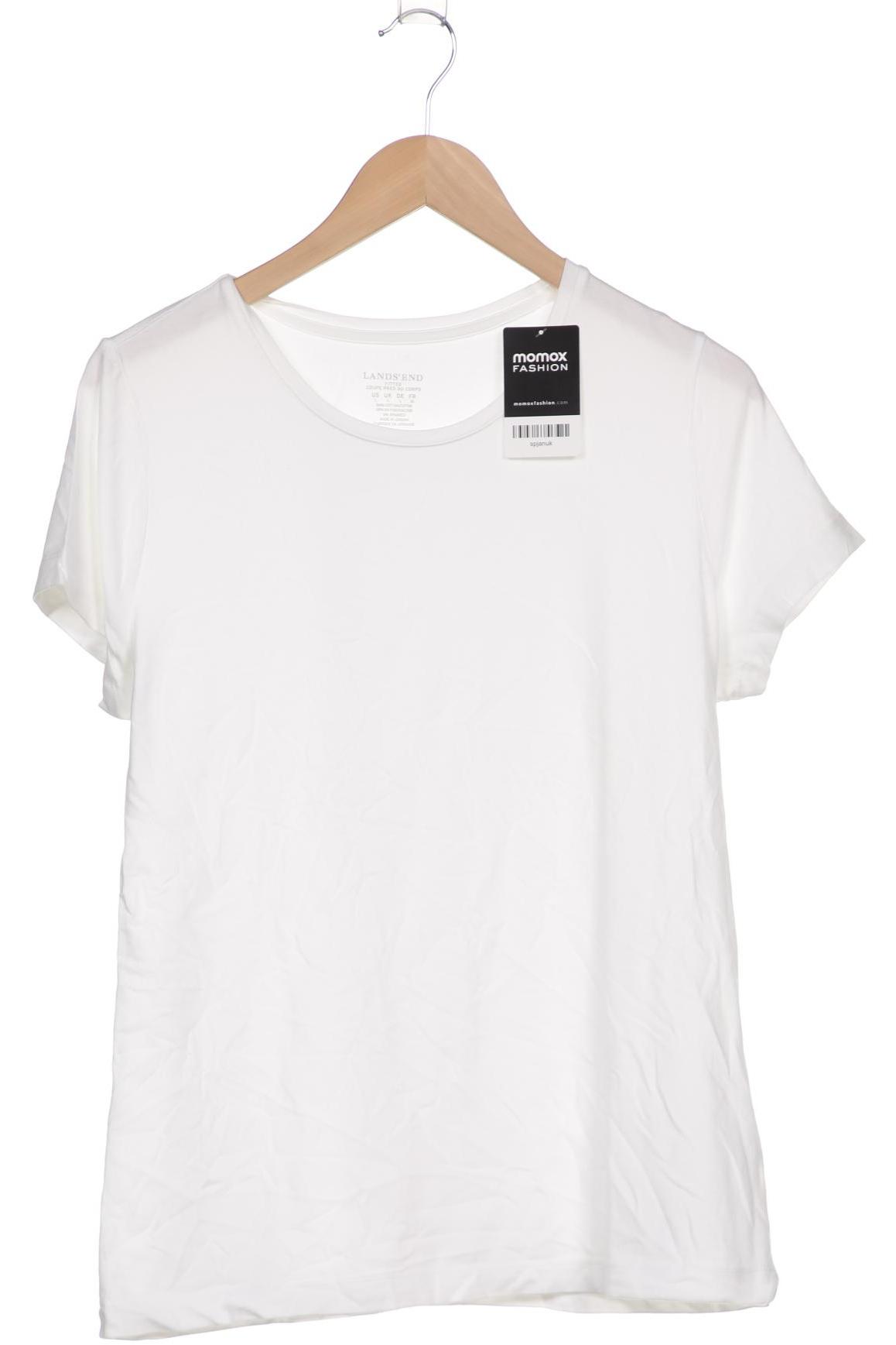 

Lands End Damen T-Shirt, weiß, Gr. 42