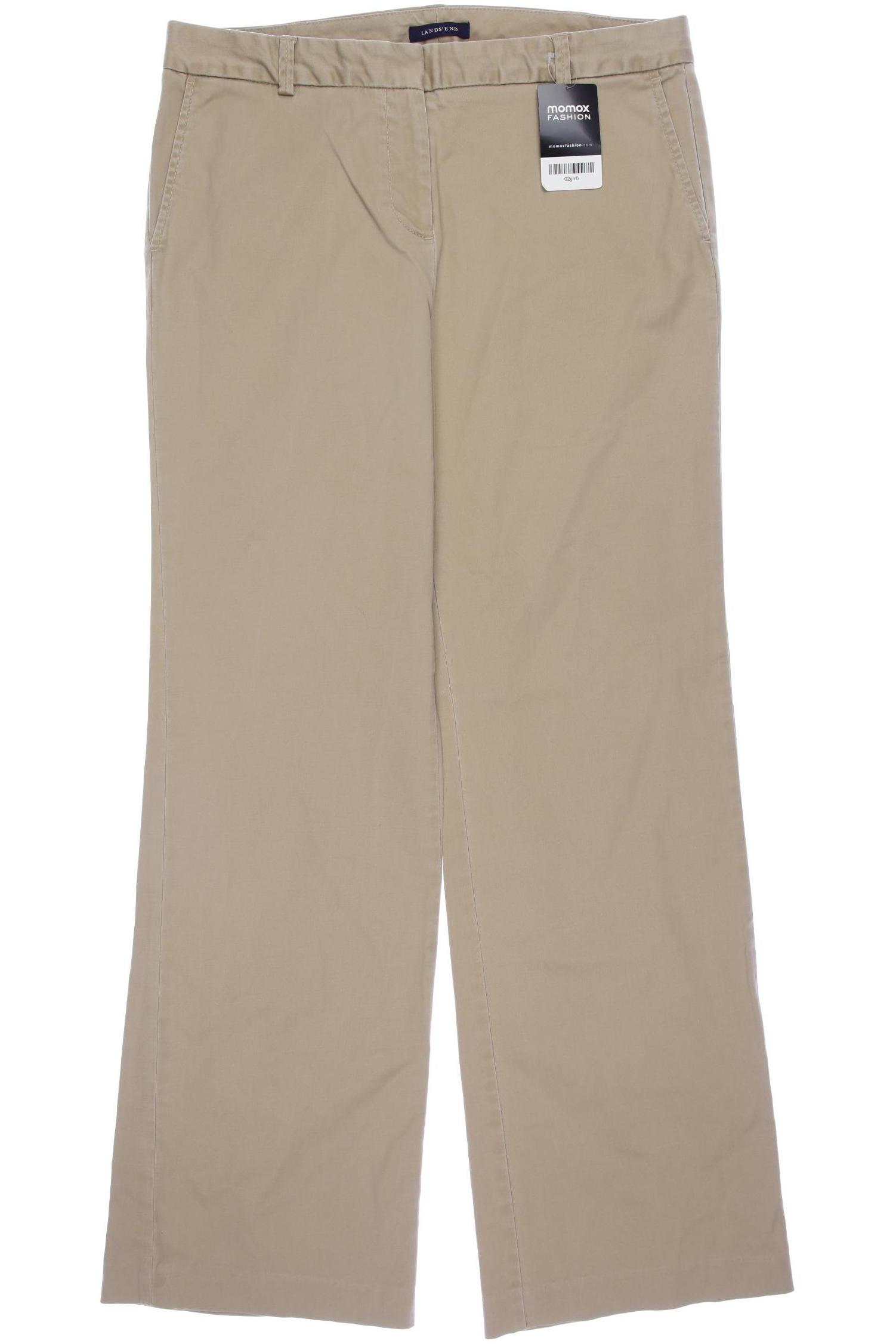 

Lands End Damen Stoffhose, beige, Gr. 40