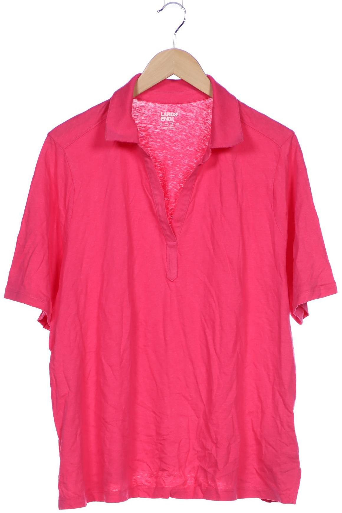 

Lands End Damen Poloshirt, pink, Gr. 52