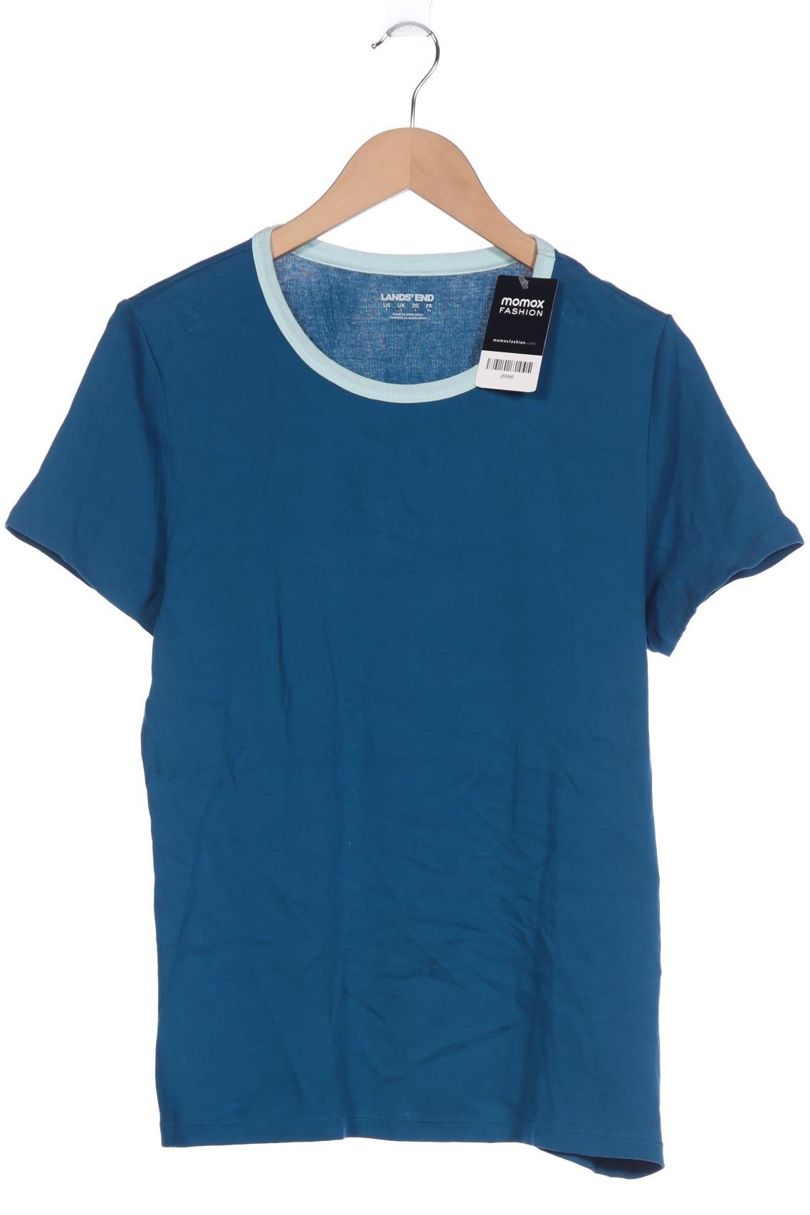 

Lands End Damen T-Shirt, blau, Gr. 42