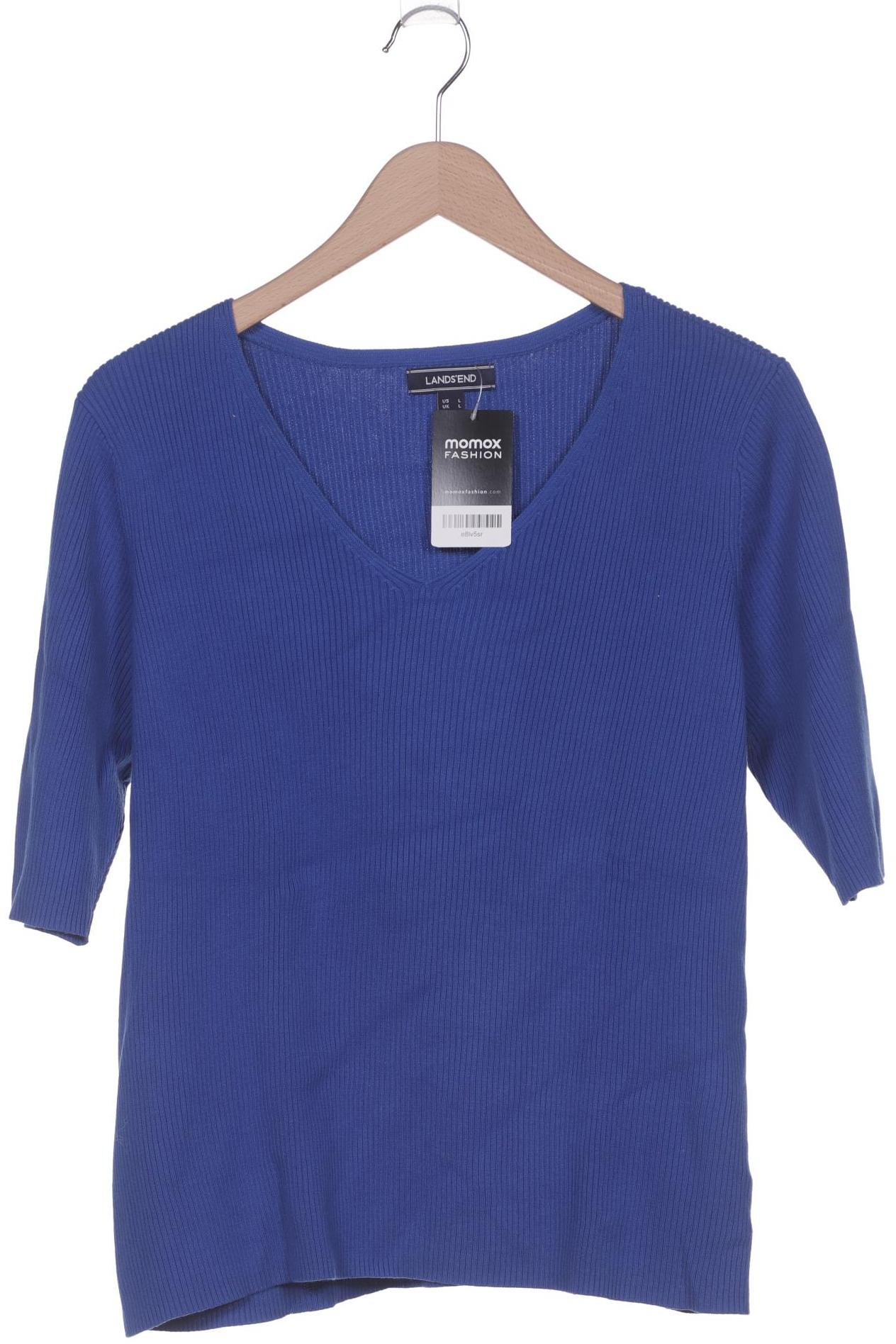 

Lands End Damen Pullover, blau, Gr. 42