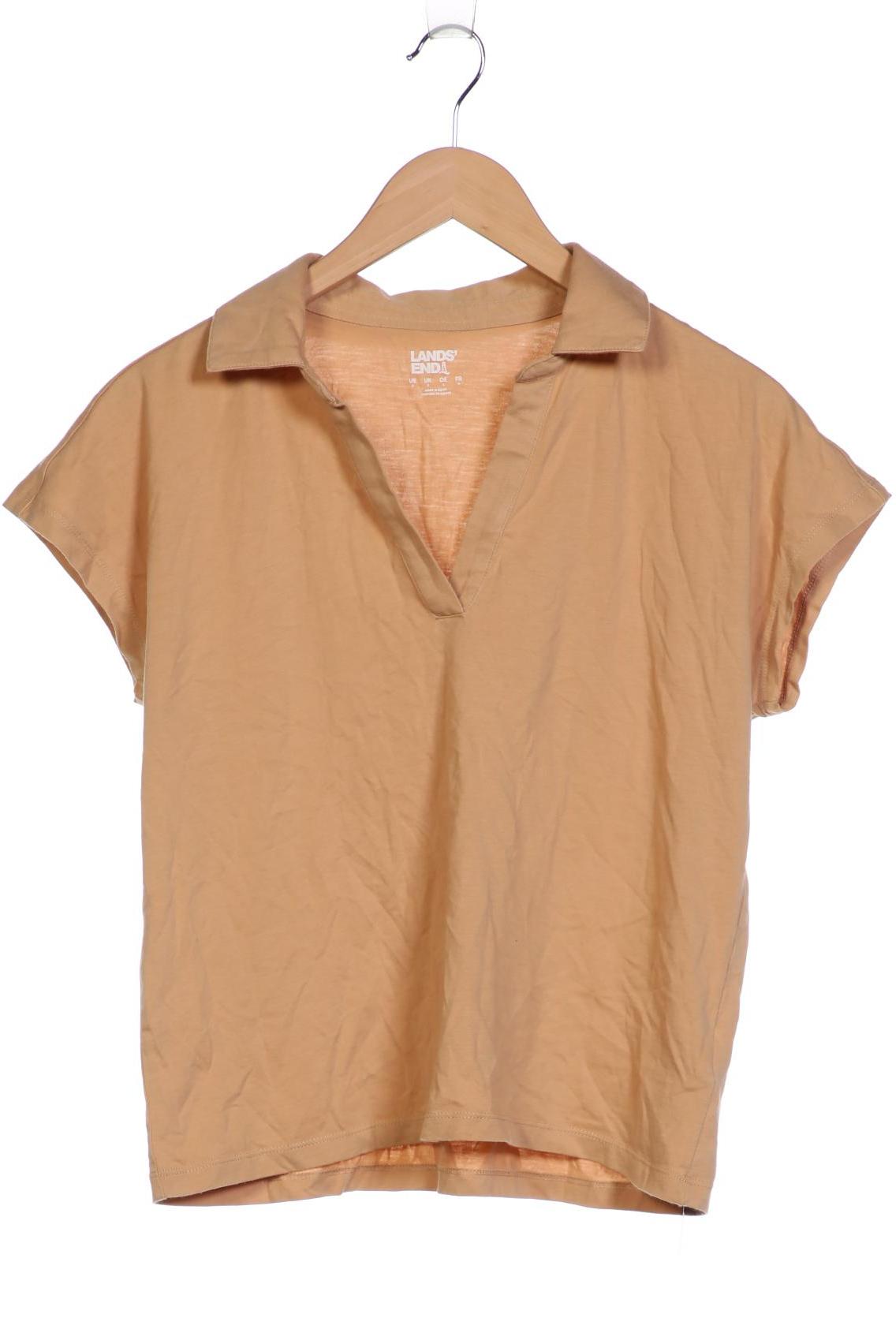 

Lands End Damen Poloshirt, beige, Gr. 36